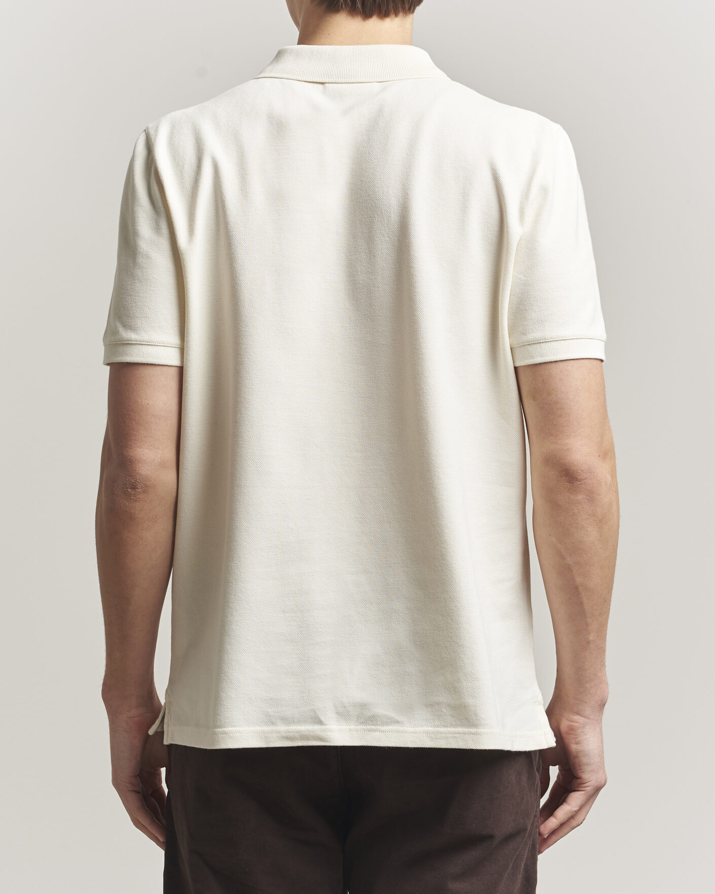 Men | Polo Shirts | Maison Kitsuné | Fox Head Polo Noble Beige