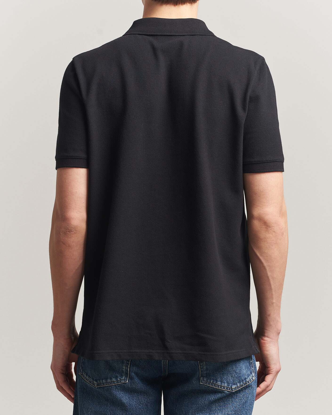 Men | Polo Shirts | Maison Kitsuné | Fox Head Polo Black