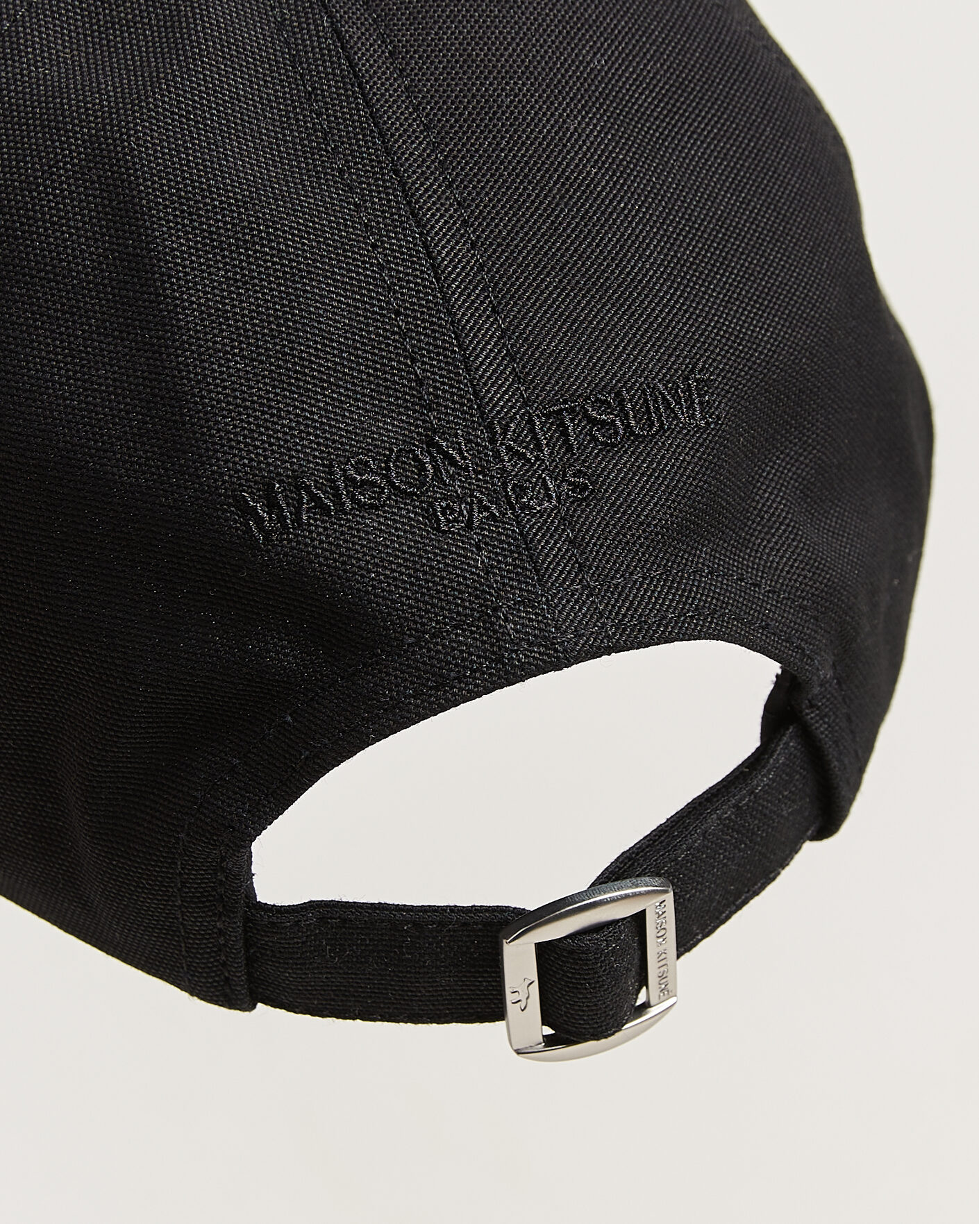 Men | Hats & Caps | Maison Kitsuné | Dressed Fox Cap Black