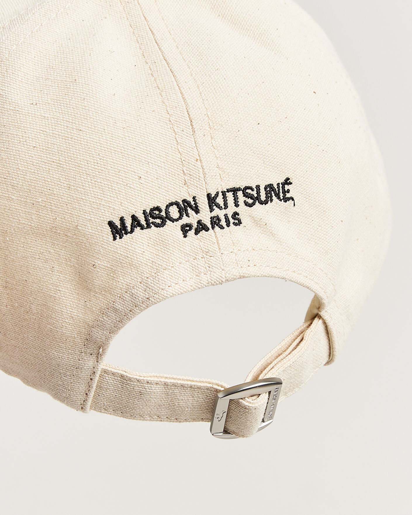 Men | Hats & Caps | Maison Kitsuné | Dressed Fox Cap Noble Beige