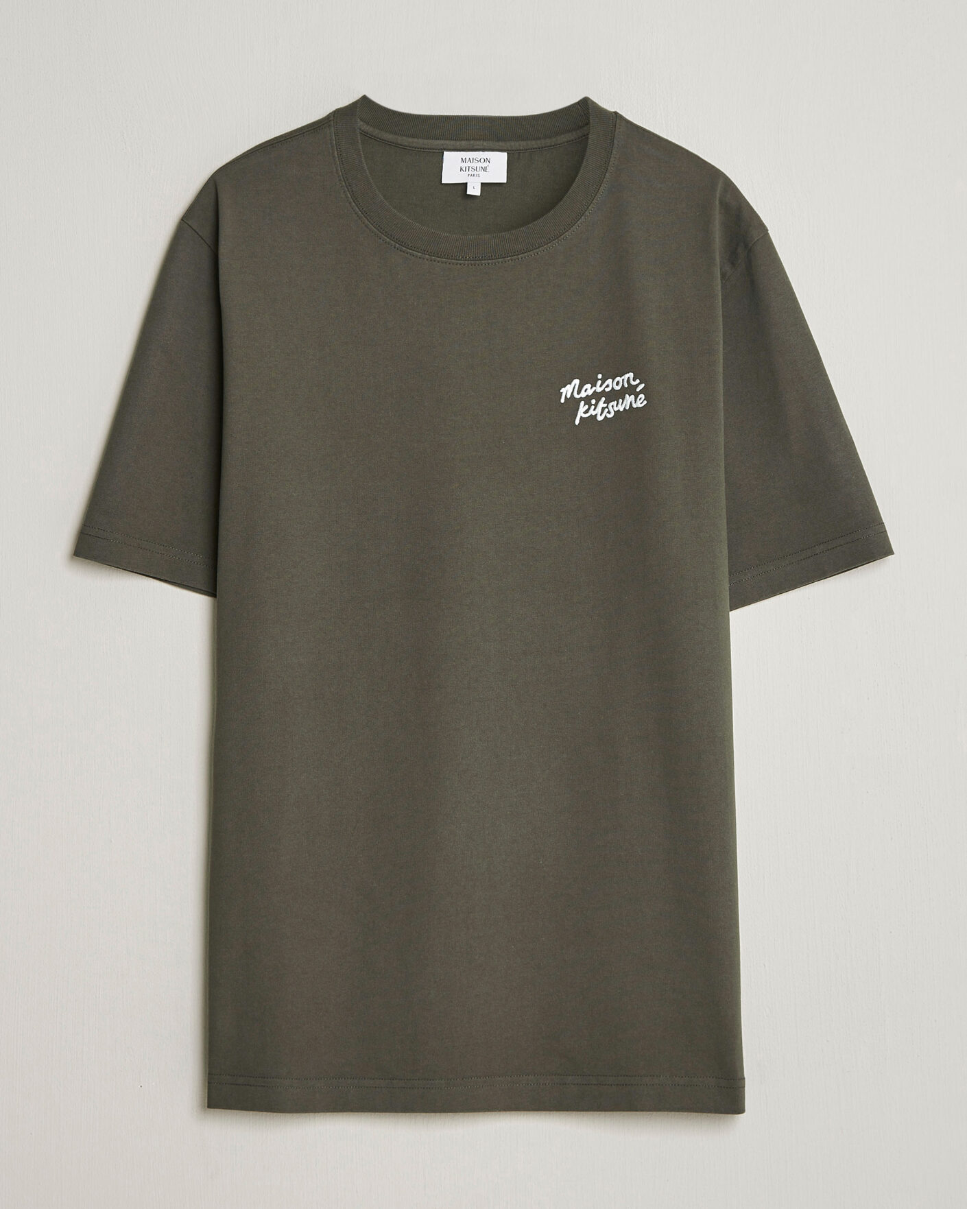 Men | T-Shirts | Maison Kitsuné | Handwriting T-Shirt Beluga