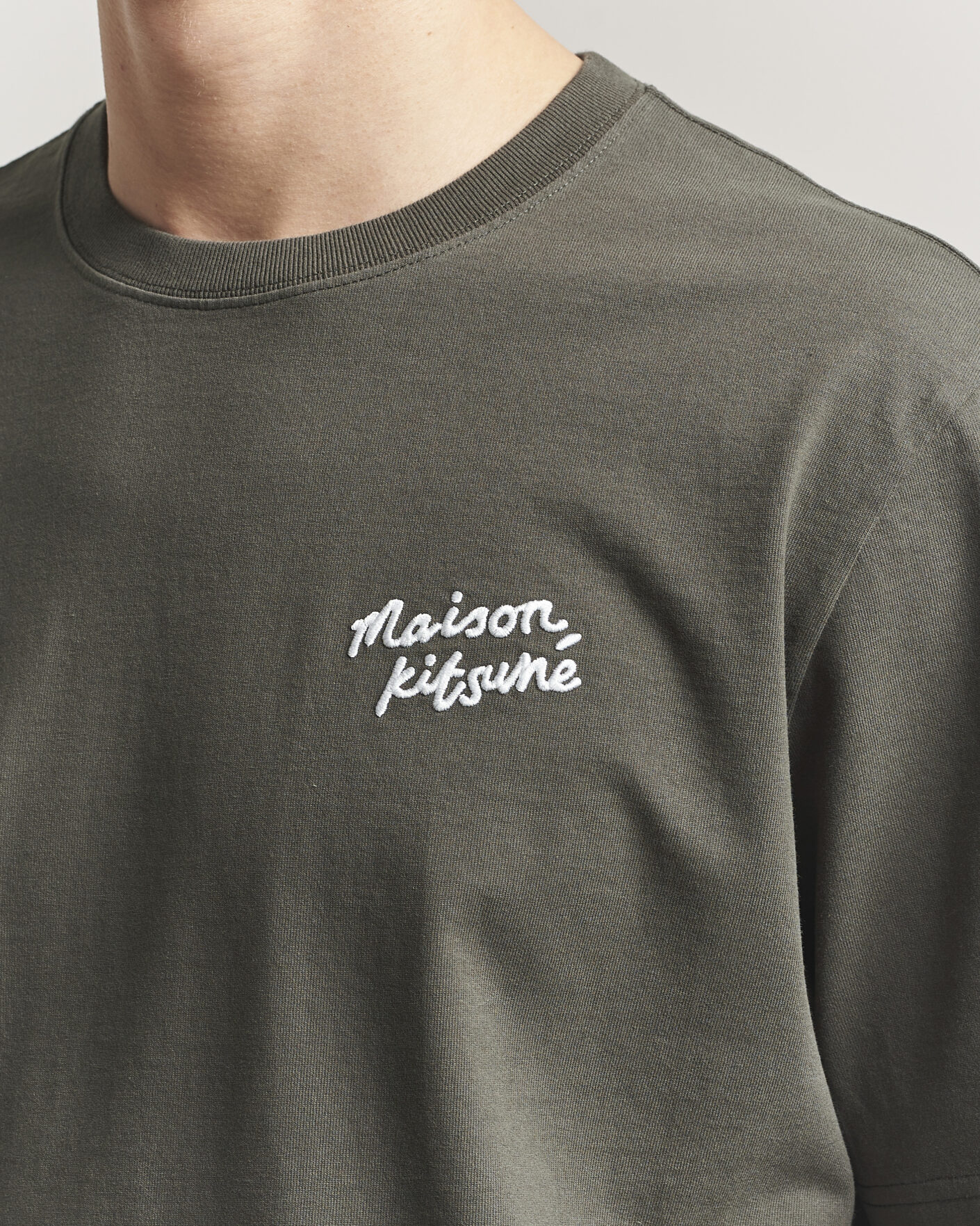 Men | T-Shirts | Maison Kitsuné | Handwriting T-Shirt Beluga