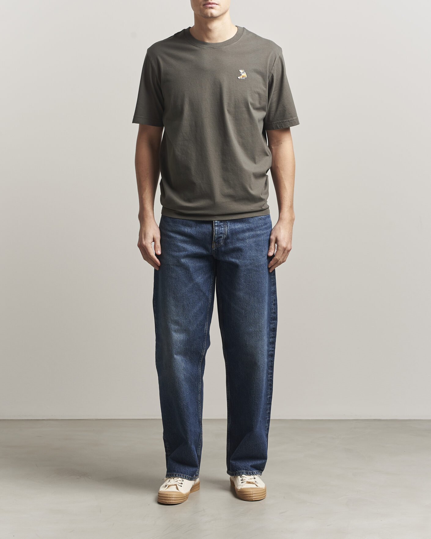 Men | T-Shirts | Maison Kitsuné | Dreaming Fox T-Shirt Beluga