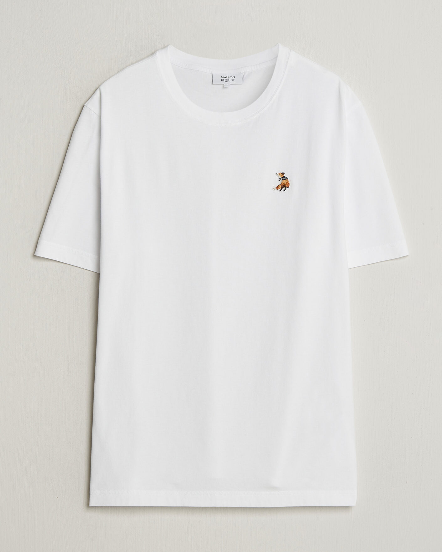Maison Kitsuné Dreaming Fox T-Shirt White at CareOfCarl.com