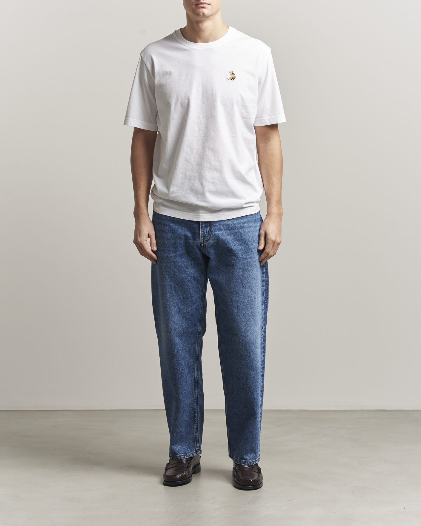 Men | T-Shirts | Maison Kitsuné | Dreaming Fox T-Shirt White