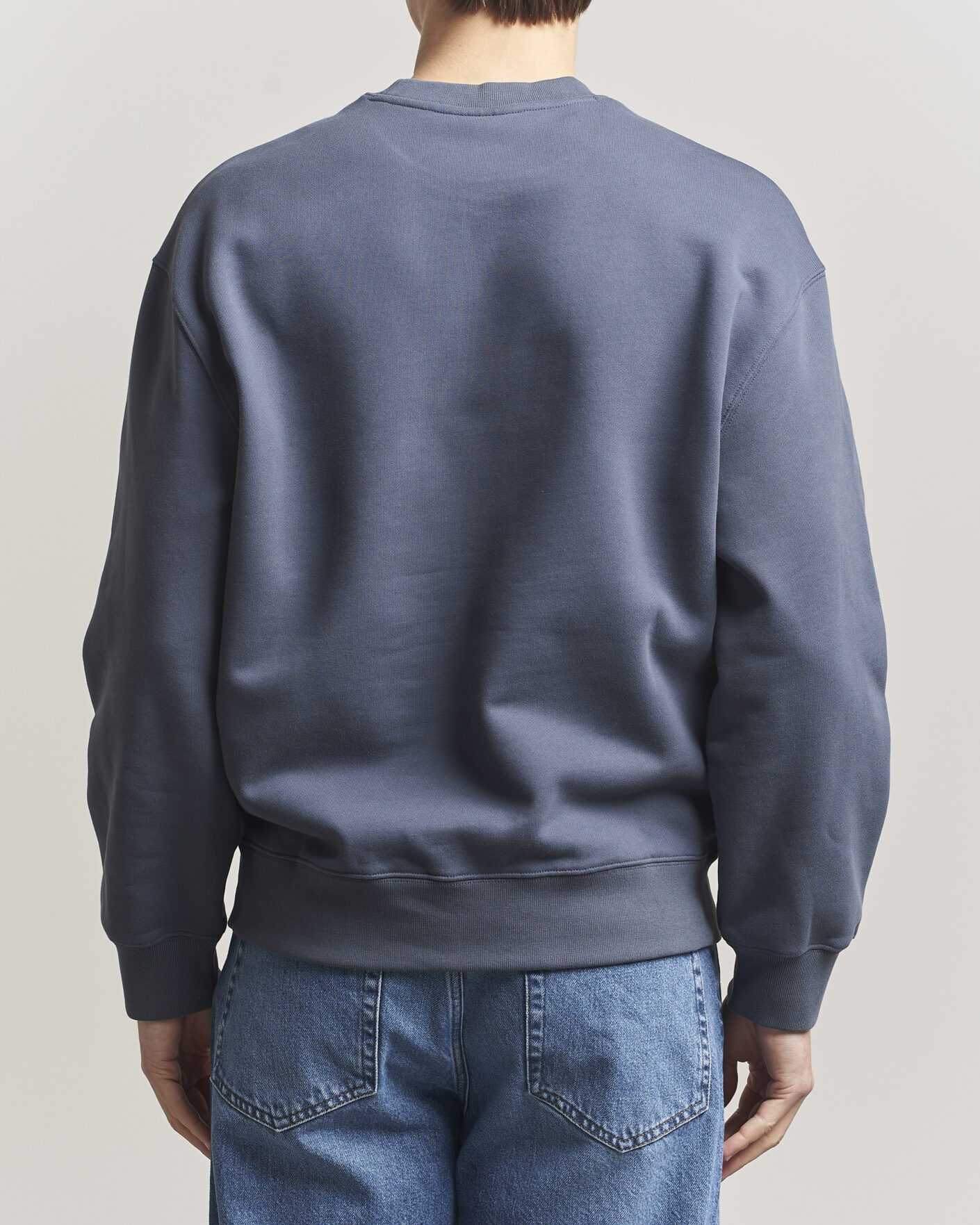 Men | Sweaters & Knitwear | Maison Kitsuné | Dressed Fox Sweatshirt Shadow Blue