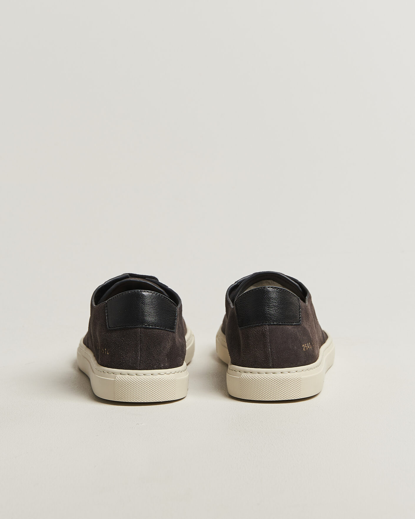 Men | Sneakers | Common Projects | BBall Slim Deconstructed Suede Sneaker Off Black
