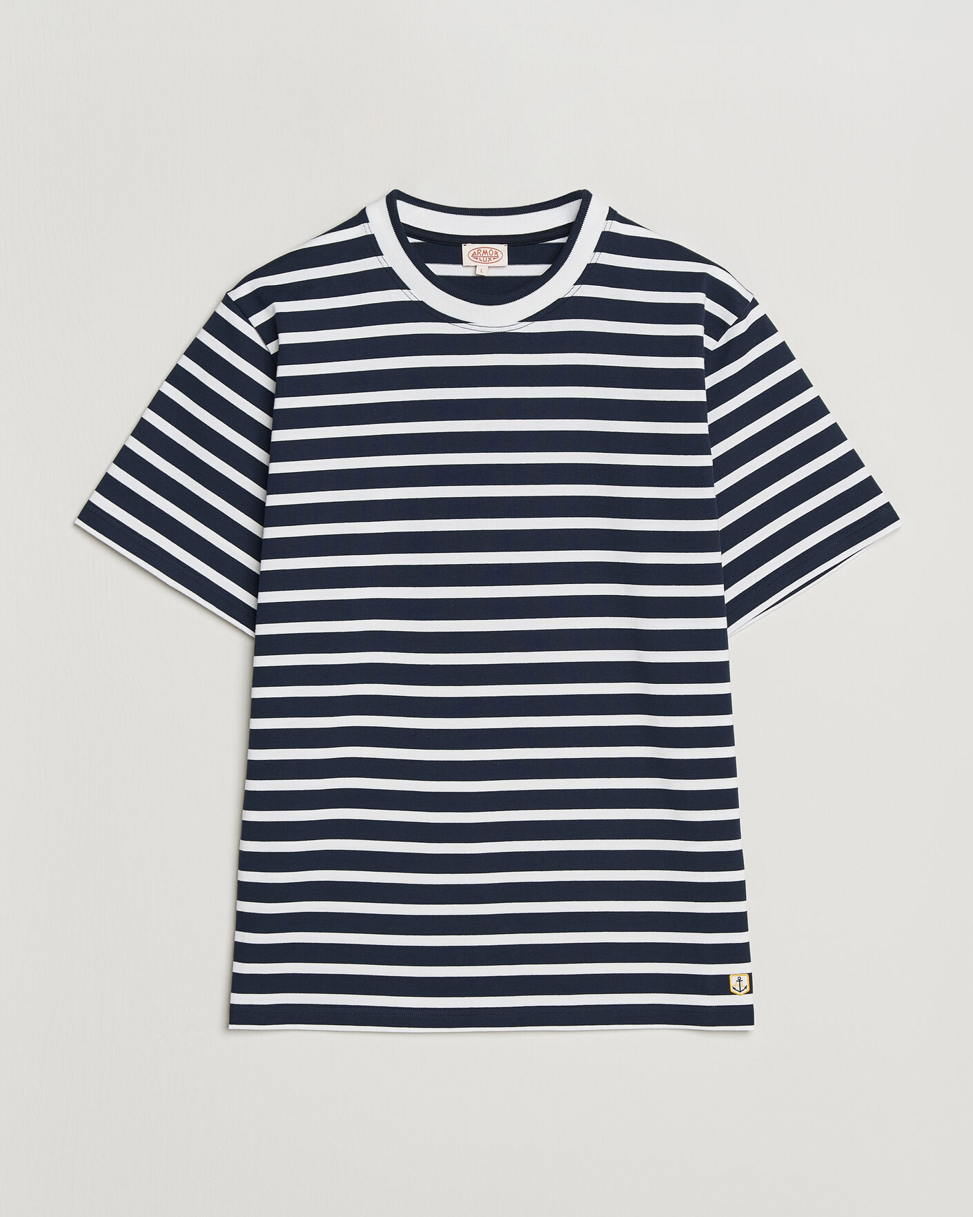 Men | T-Shirts | Armor-lux | Heritage Callac Stripe T-Shirt Marine/Blanc