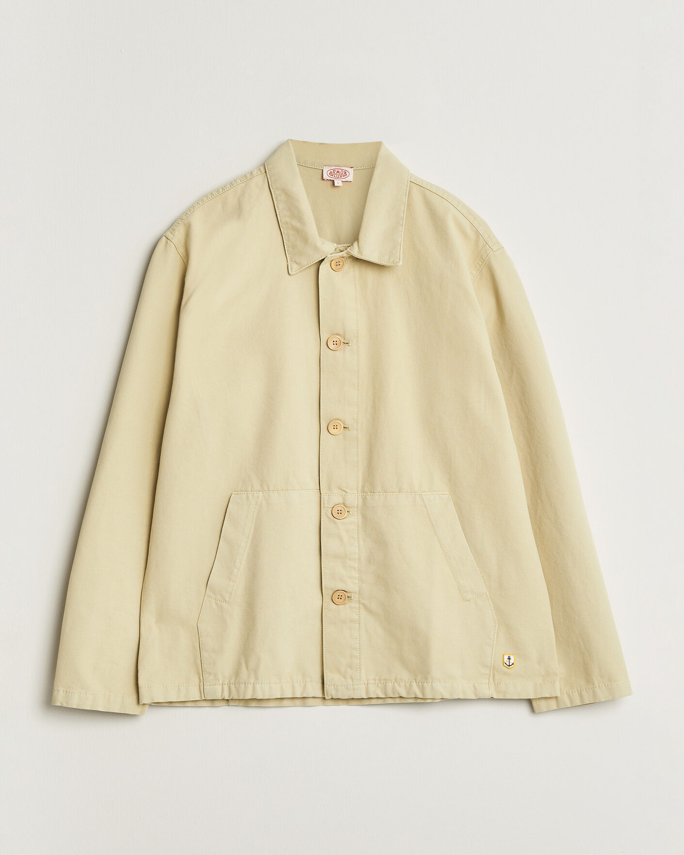 Men | Shirts | Armor-lux | Veste Pecheur Heritage Overshirt  Gravel