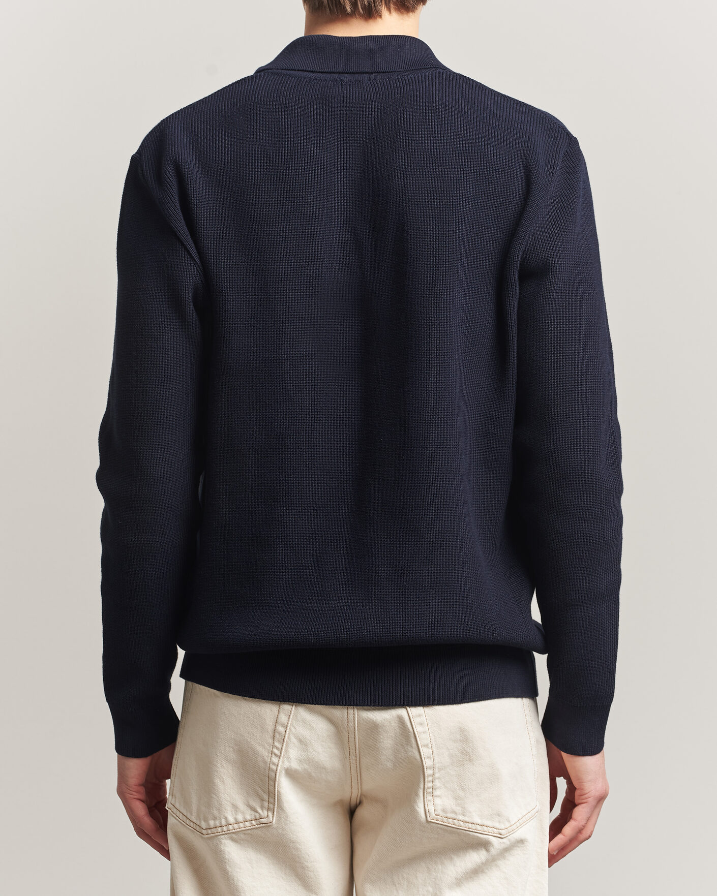 Men | Sweaters & Knitwear | Armor-lux | Heritage Knitted Polo Marine Deep