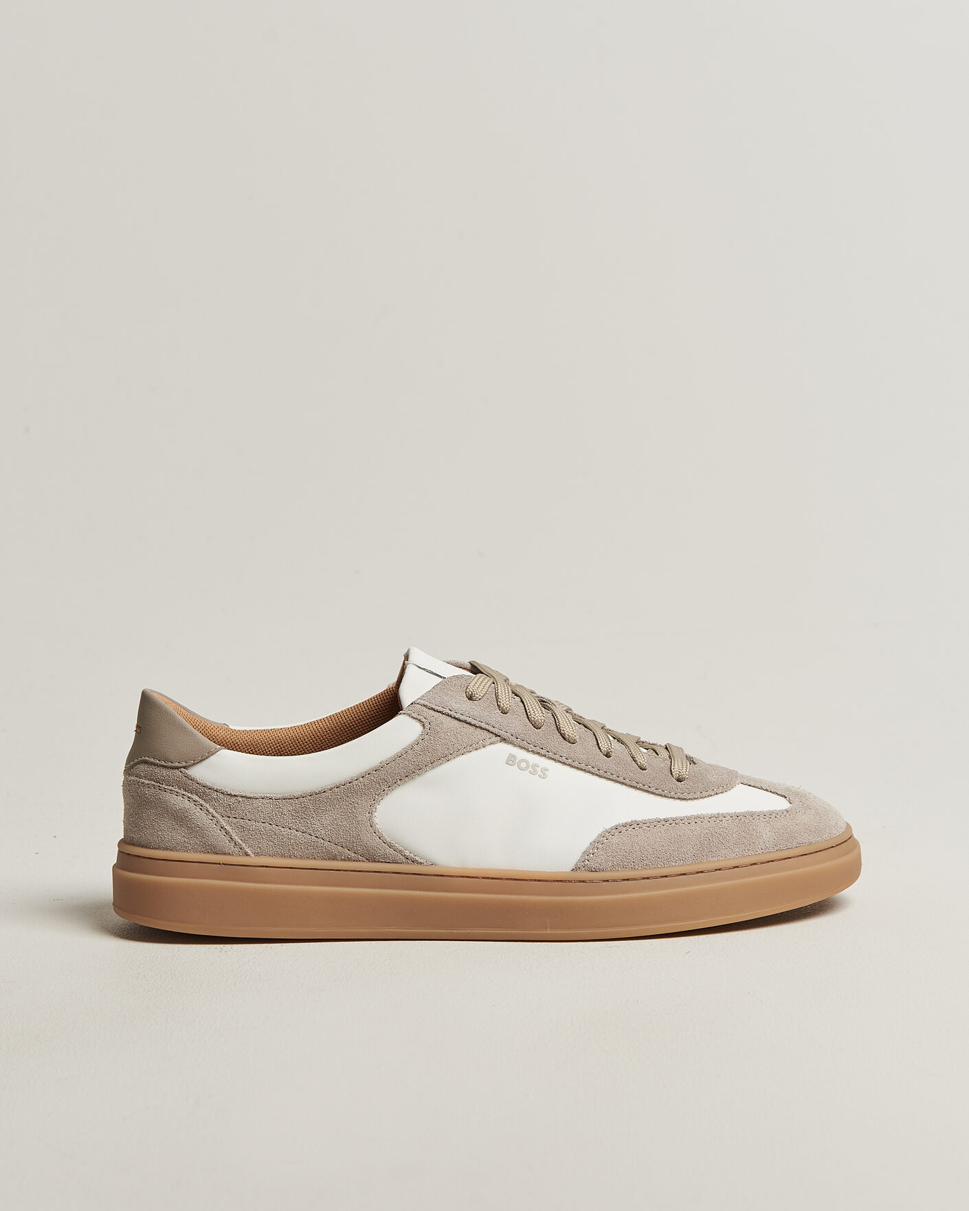 Men | Sneakers | BOSS BLACK | Kieran Suede/Nylon Sneaker Medium Beige