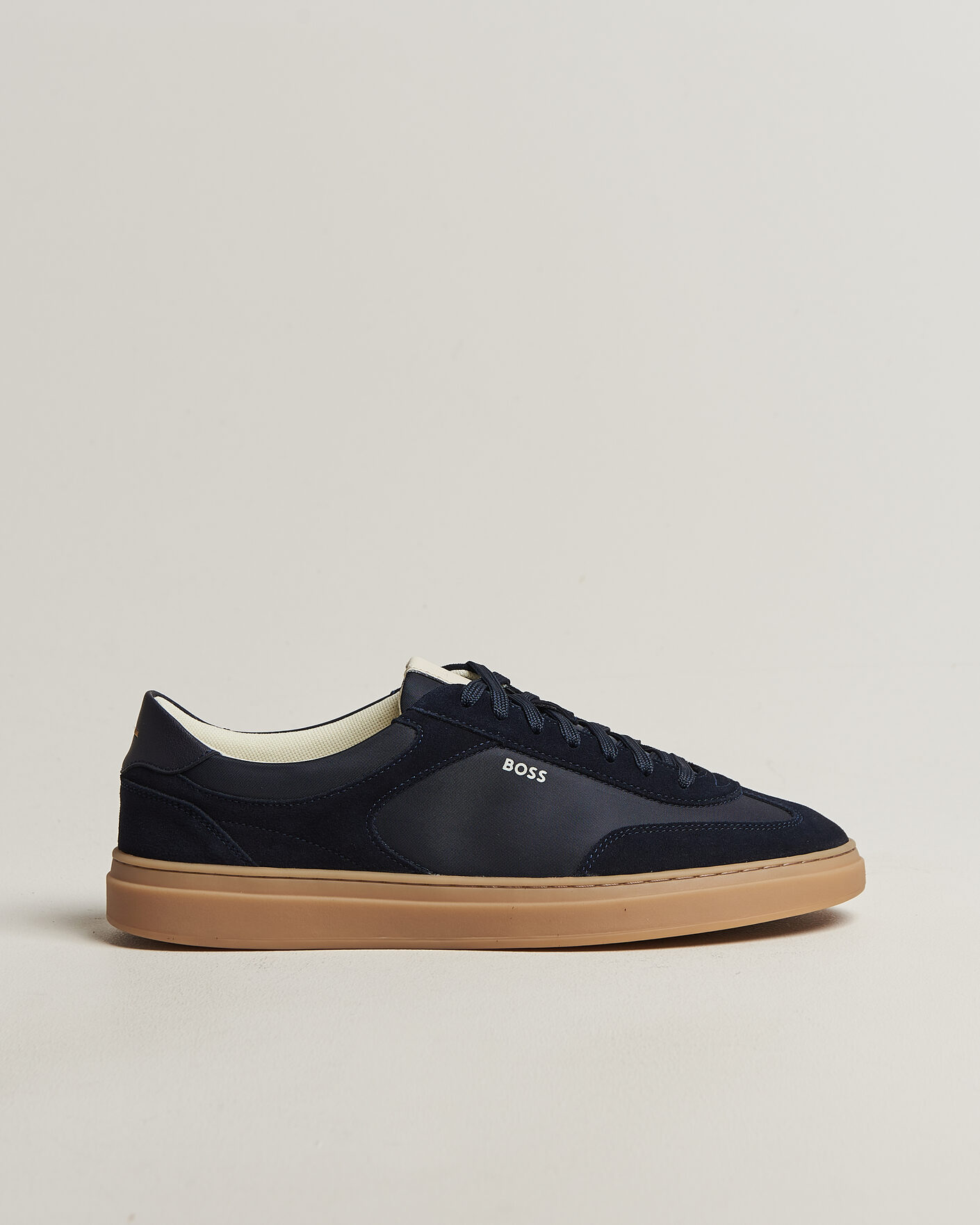 Men | Sneakers | BOSS BLACK | Kieran Suede/Nylon Sneaker Dark Blue