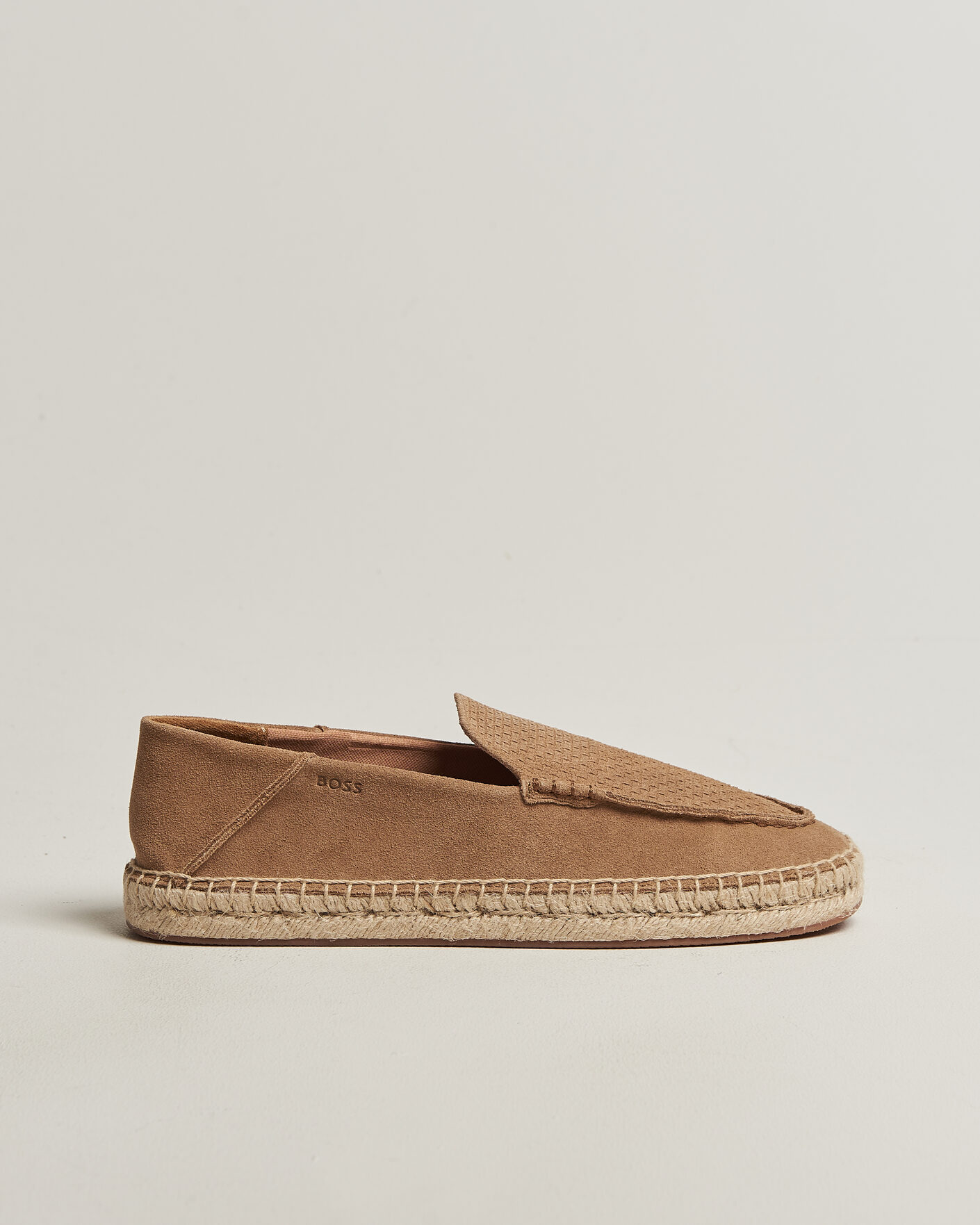 Men | Espadrilles | BOSS BLACK | Madeira Suede Espadrilles Medium Beige