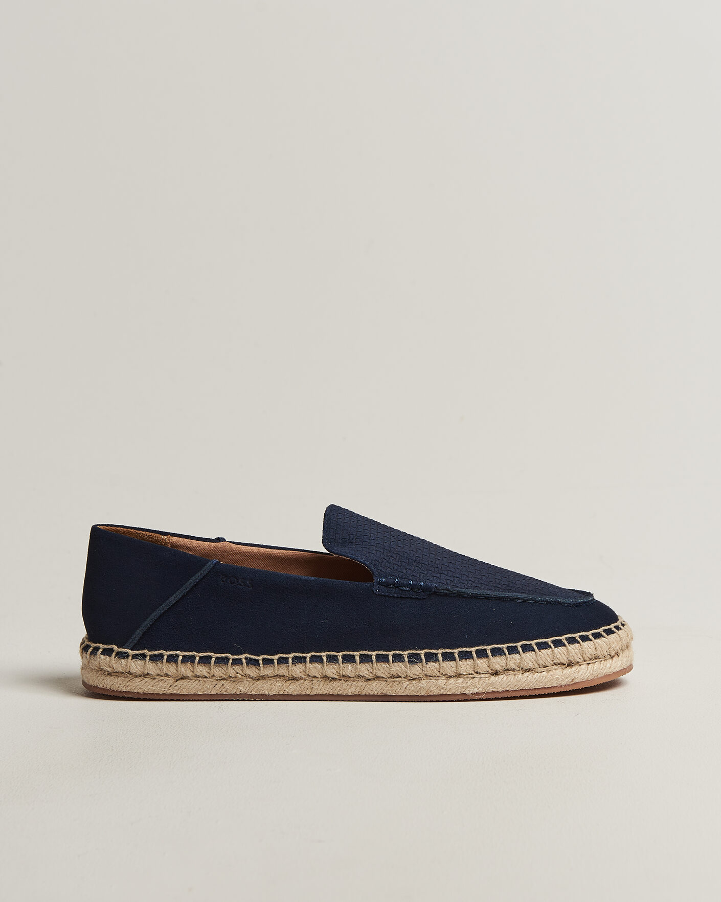 Men | Espadrilles | BOSS BLACK | Madeira Suede Espadrilles Dark Blue