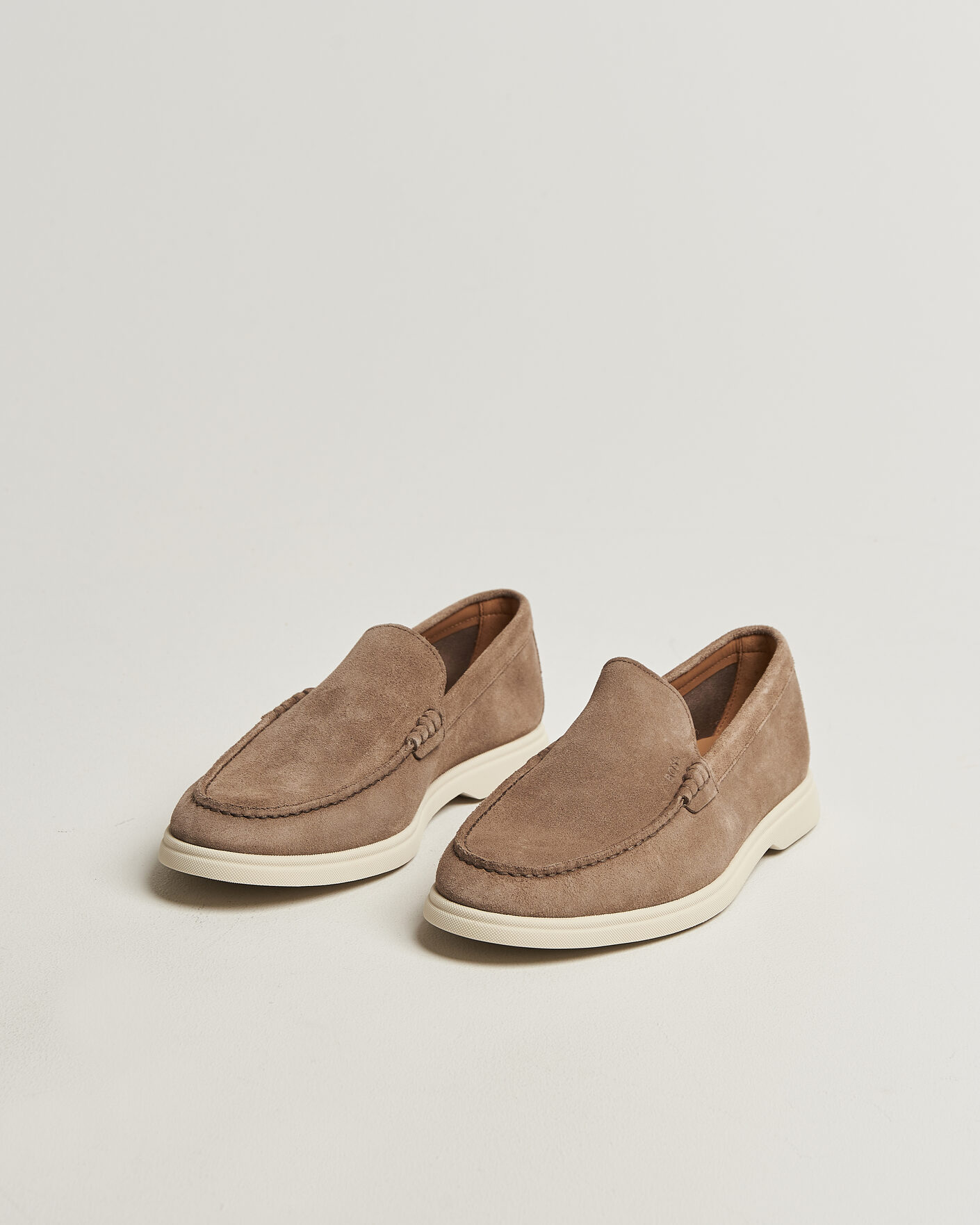 Men | Loafers | BOSS BLACK | Sienne Suede Loafer Medium Beige