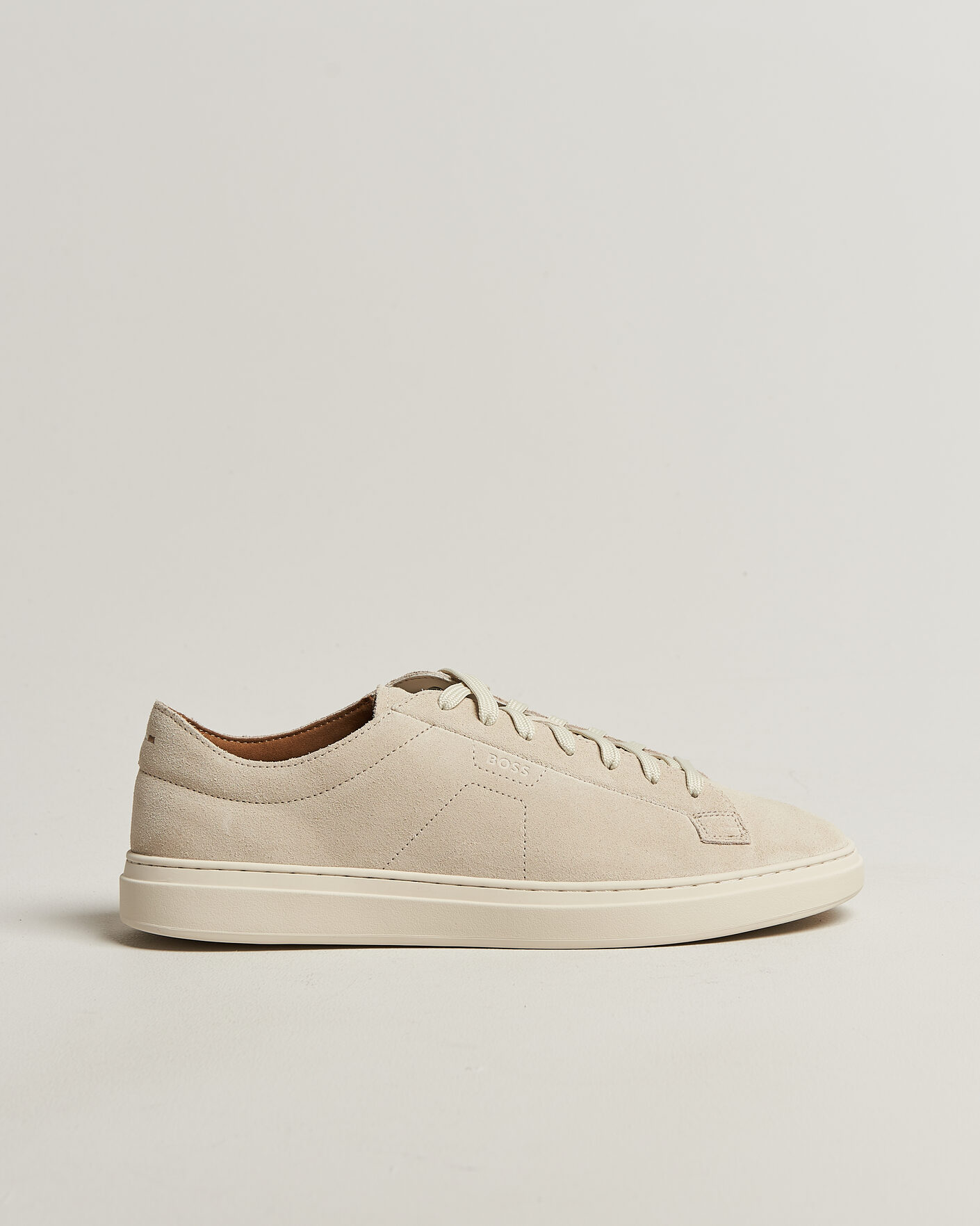 Men | Sneakers | BOSS BLACK | Kieran Suede Sneaker Open White