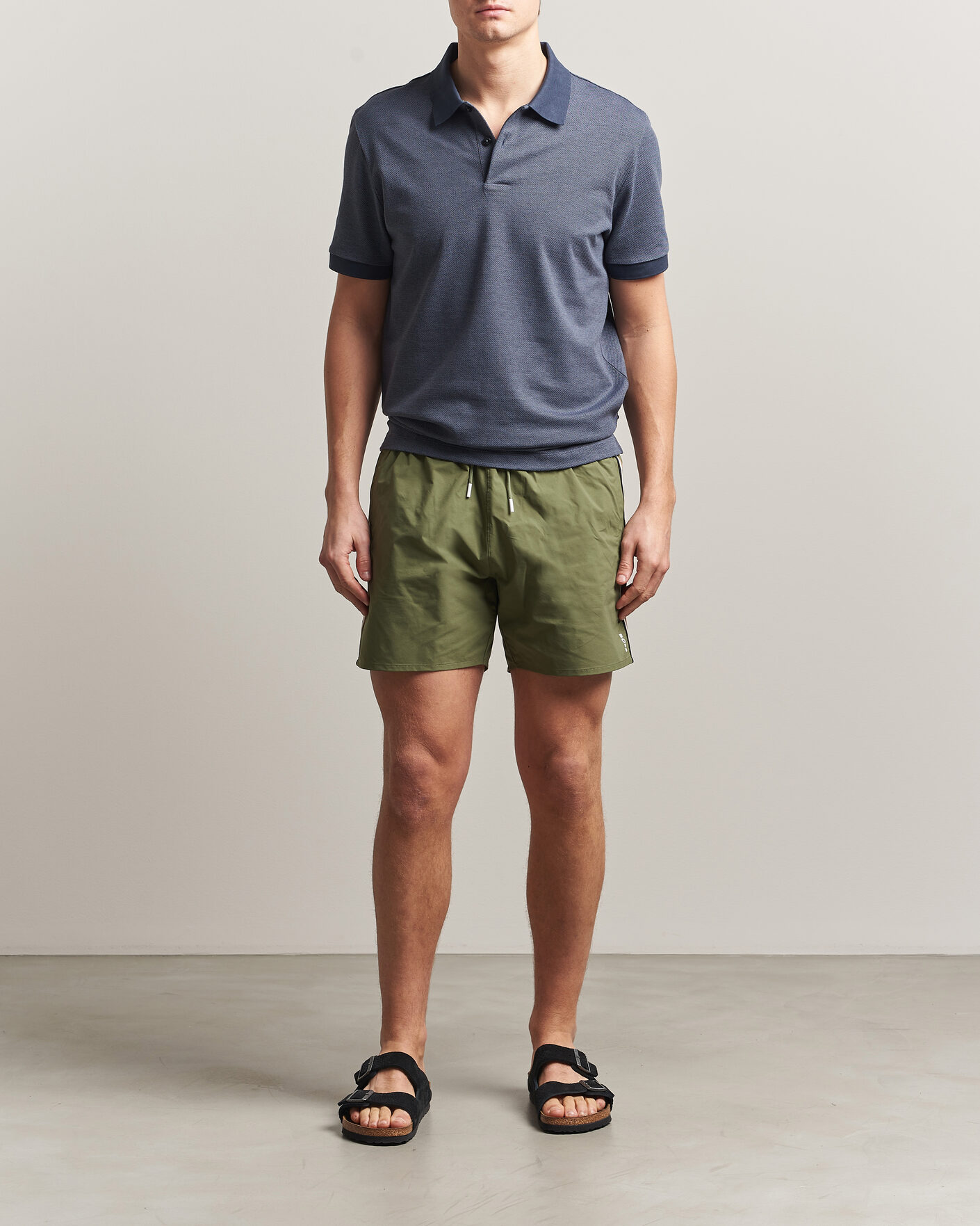 Men | Swimwear | BOSS BLACK | Iconic Swimshorts Open Green