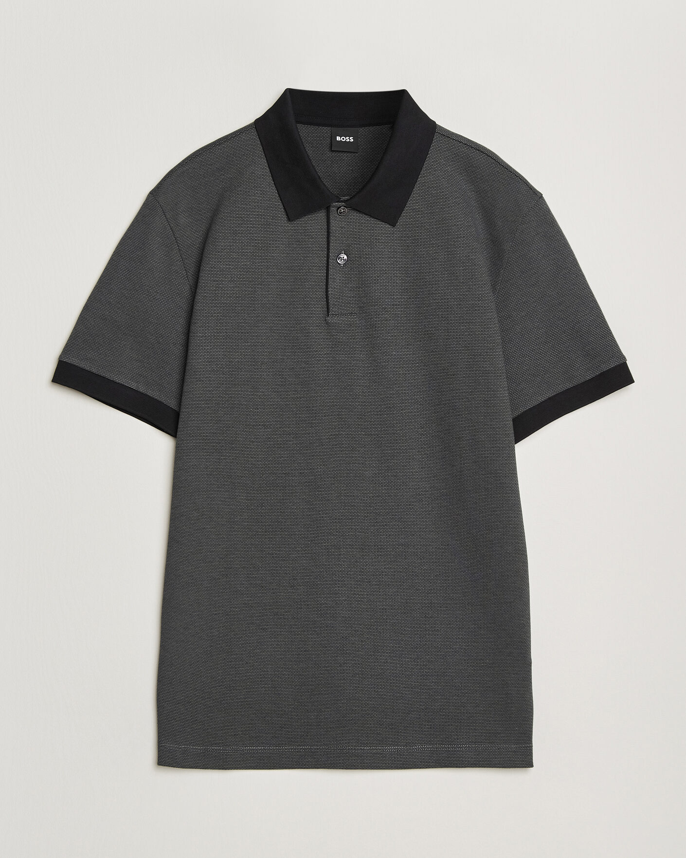 Men | Polo Shirts | BOSS BLACK | Parlay Jersey Polo Black
