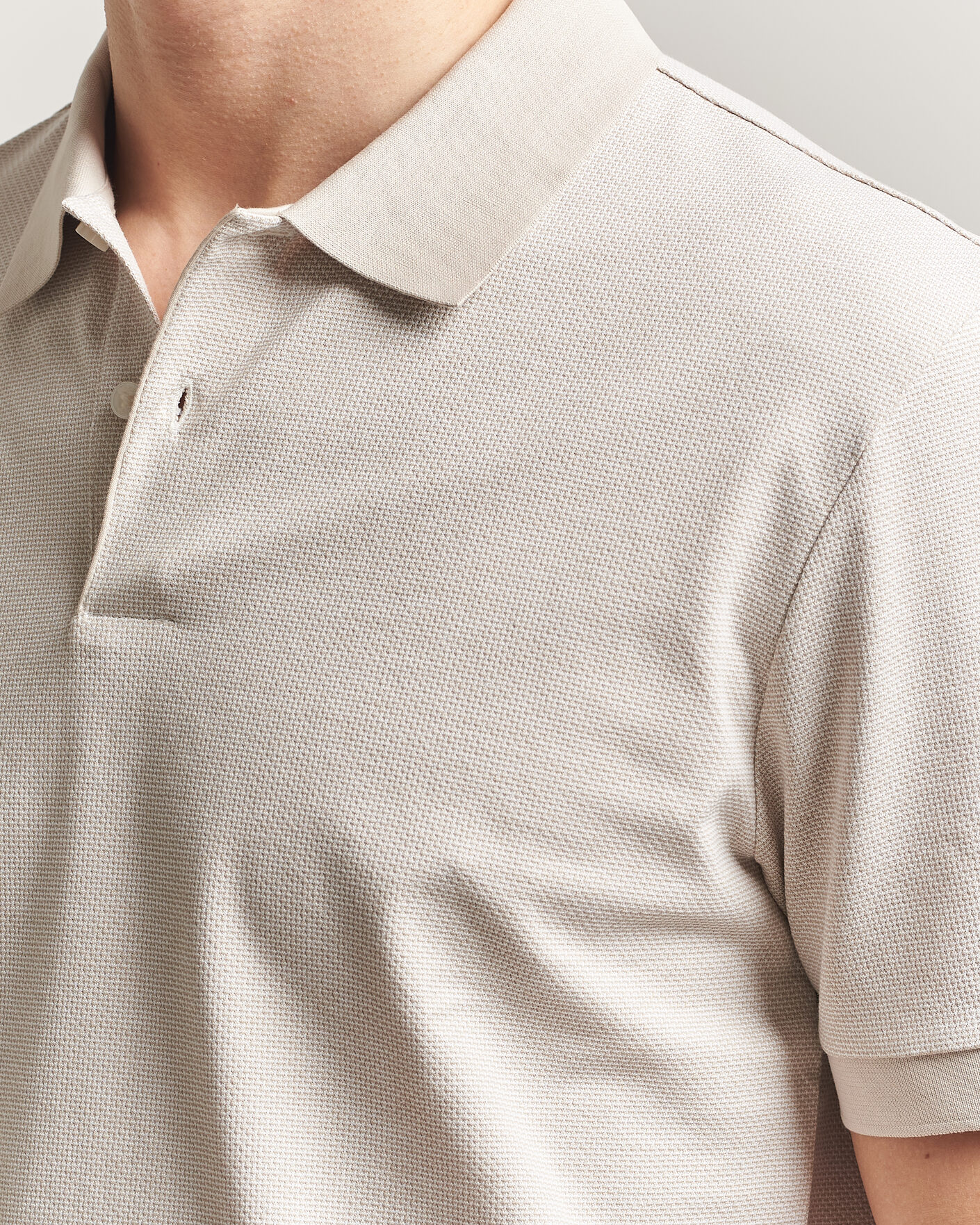 Men | Polo Shirts | BOSS BLACK | Parlay Jersey Polo Open Beige