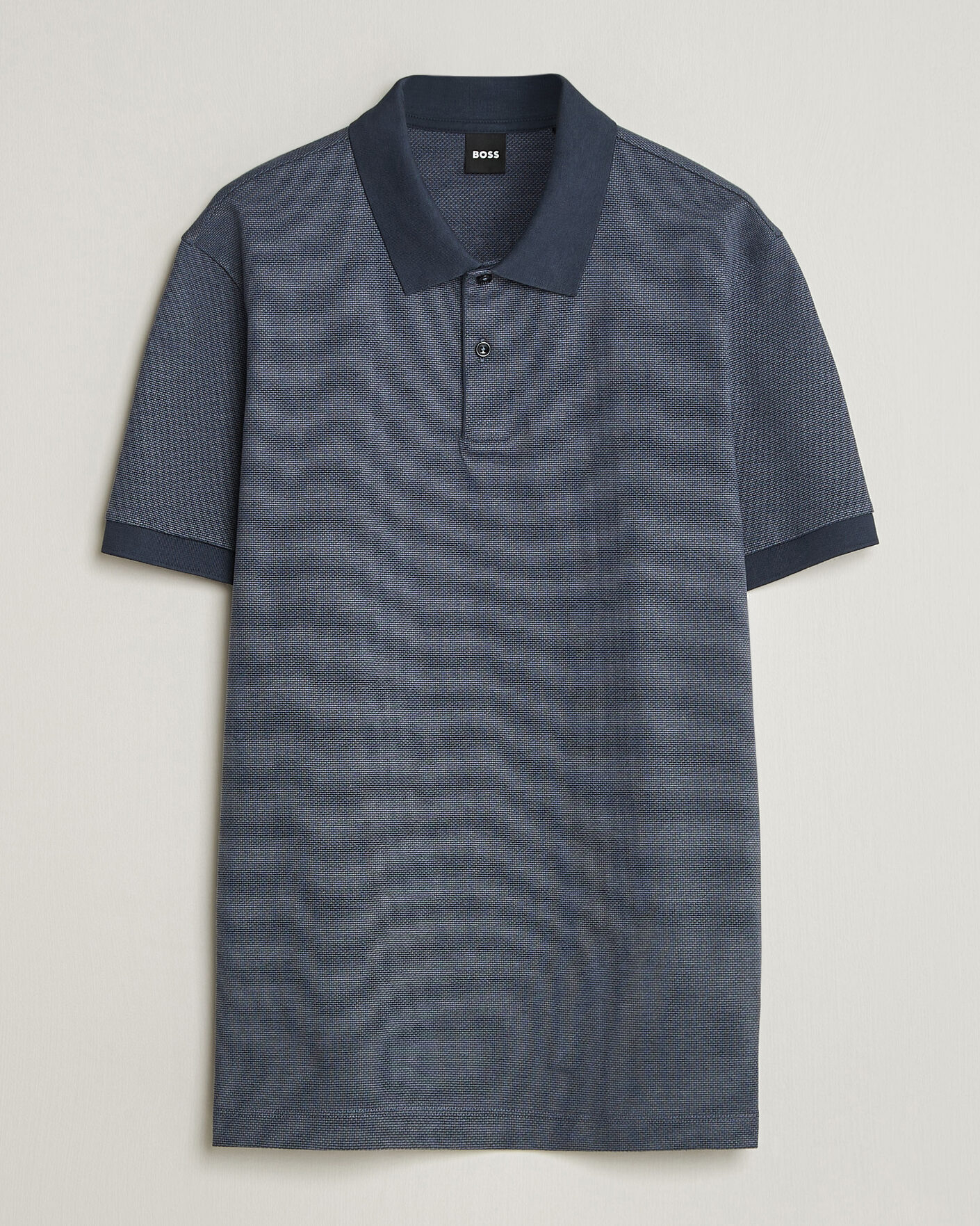 Men | Polo Shirts | BOSS BLACK | Parlay Jersey Polo Dark Blue