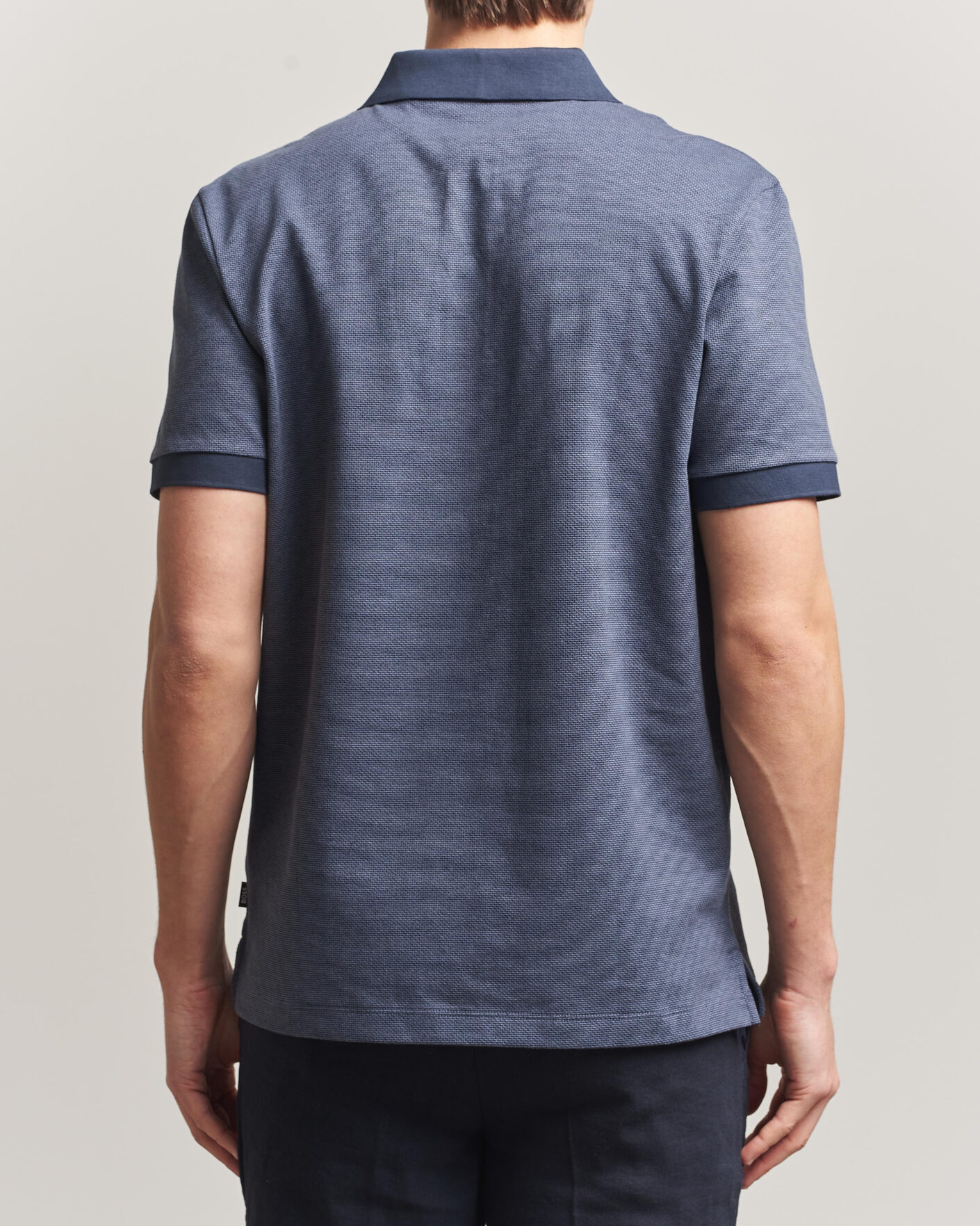 Men | Polo Shirts | BOSS BLACK | Parlay Jersey Polo Dark Blue