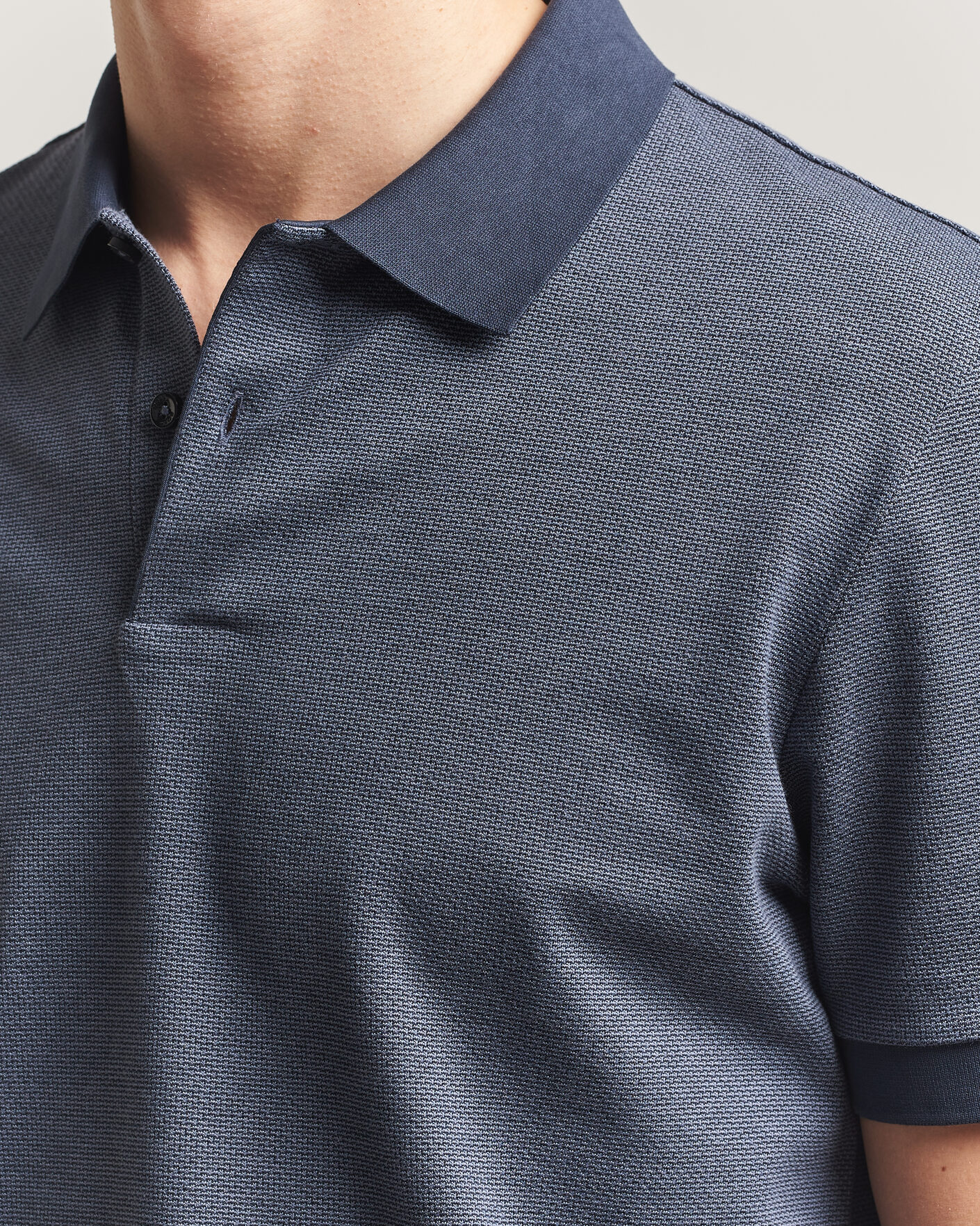 Men | Polo Shirts | BOSS BLACK | Parlay Jersey Polo Dark Blue