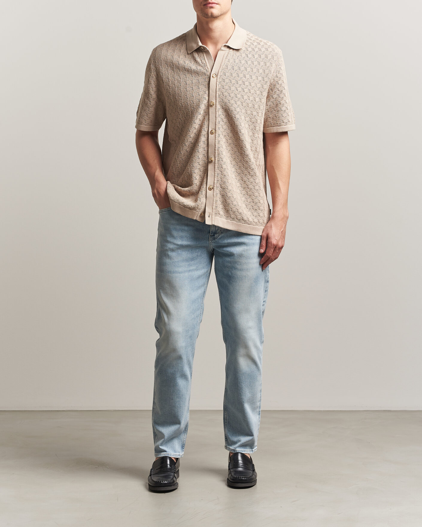 Men | Jeans | BOSS BLACK | Ogden Jeans Light Blue