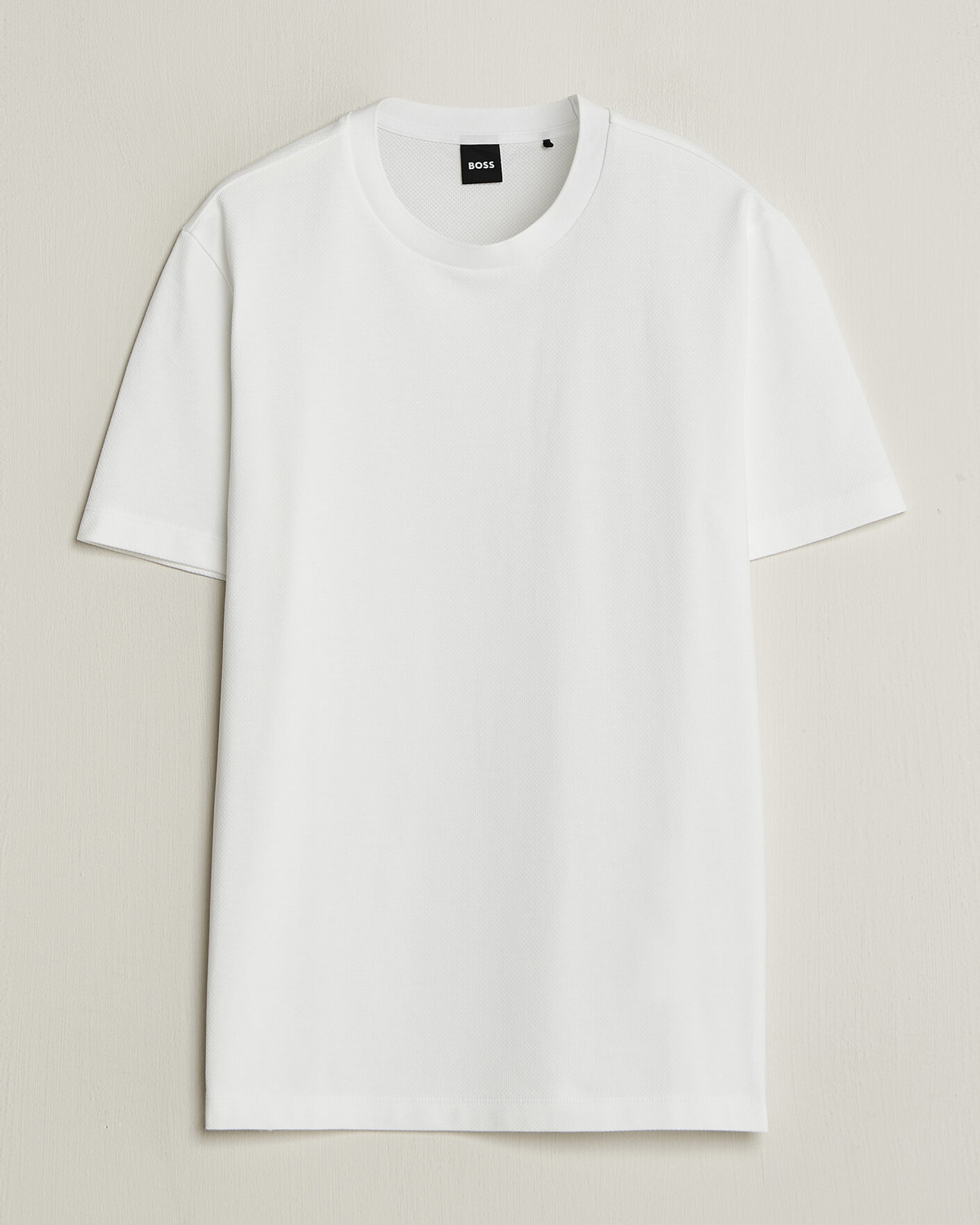 Men | T-Shirts | BOSS BLACK | Thompson Structured T-Shirt White