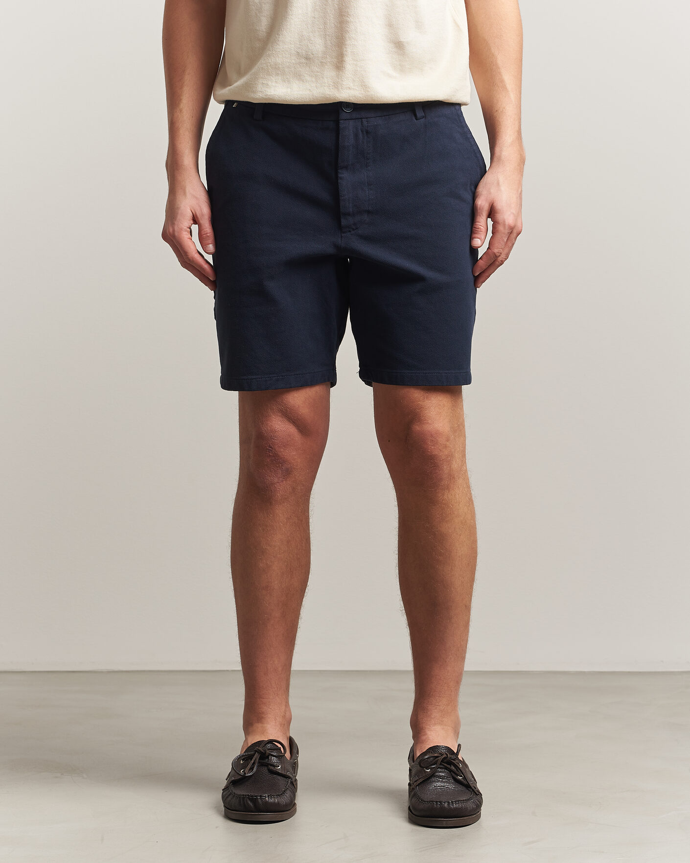Men | Shorts | BOSS BLACK | Kane Cotton Chino Shorts Dark Blue