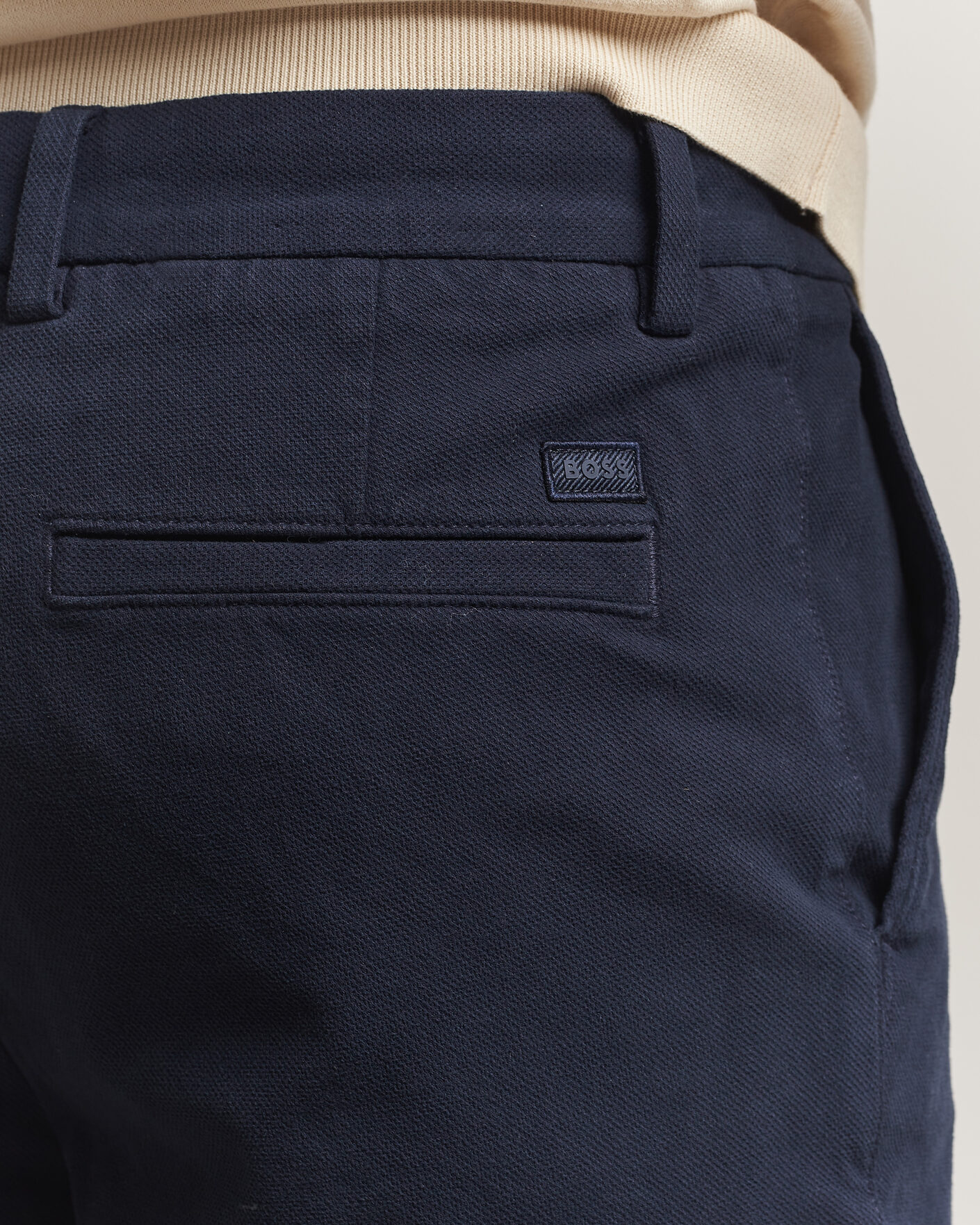 Men | Shorts | BOSS BLACK | Kane Cotton Chino Shorts Dark Blue
