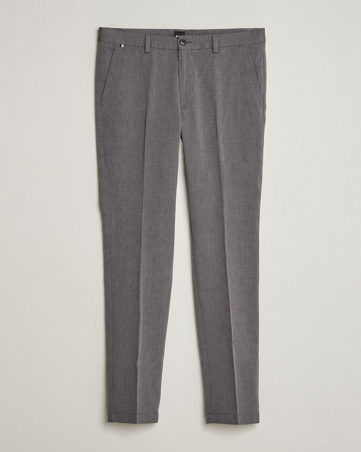 Men | Trousers | BOSS BLACK | Kaiton Structured Chinos Black