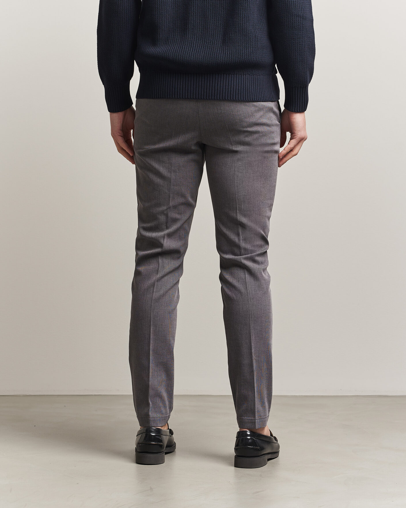 Men | Trousers | BOSS BLACK | Kaiton Structured Chinos Black