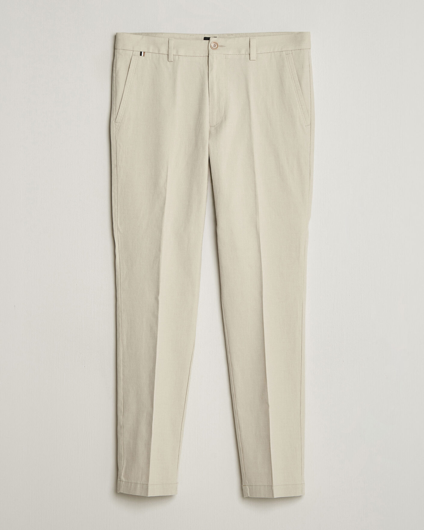 Men | Trousers | BOSS BLACK | Kaiton Structured Chinos Open Beige