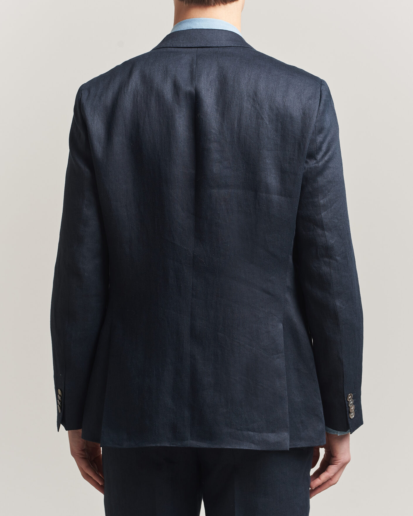Men | Blazers | BOSS BLACK | Hutson Linen Suit Blazer Dark Blue
