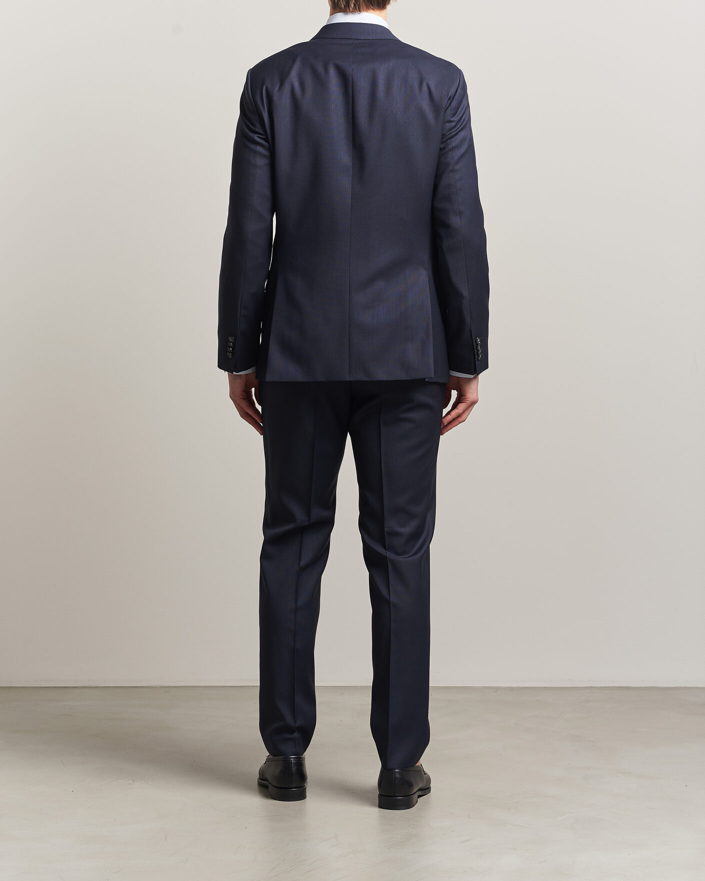 Men | Suits | BOSS BLACK | Huge Wool Double Breasted Suit Dark Blue