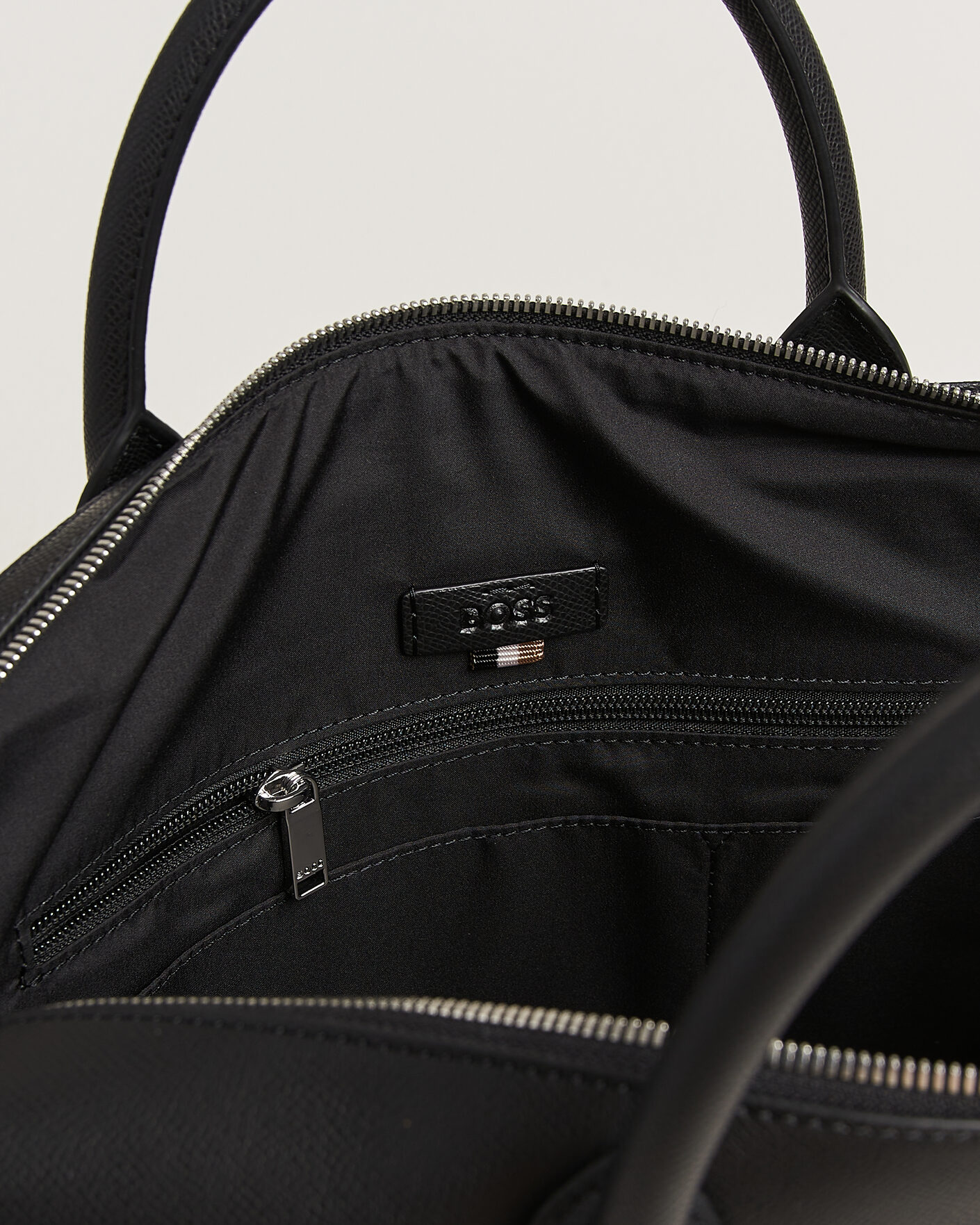 Men | Bags | BOSS BLACK | Daxter Leather Briefcase Black