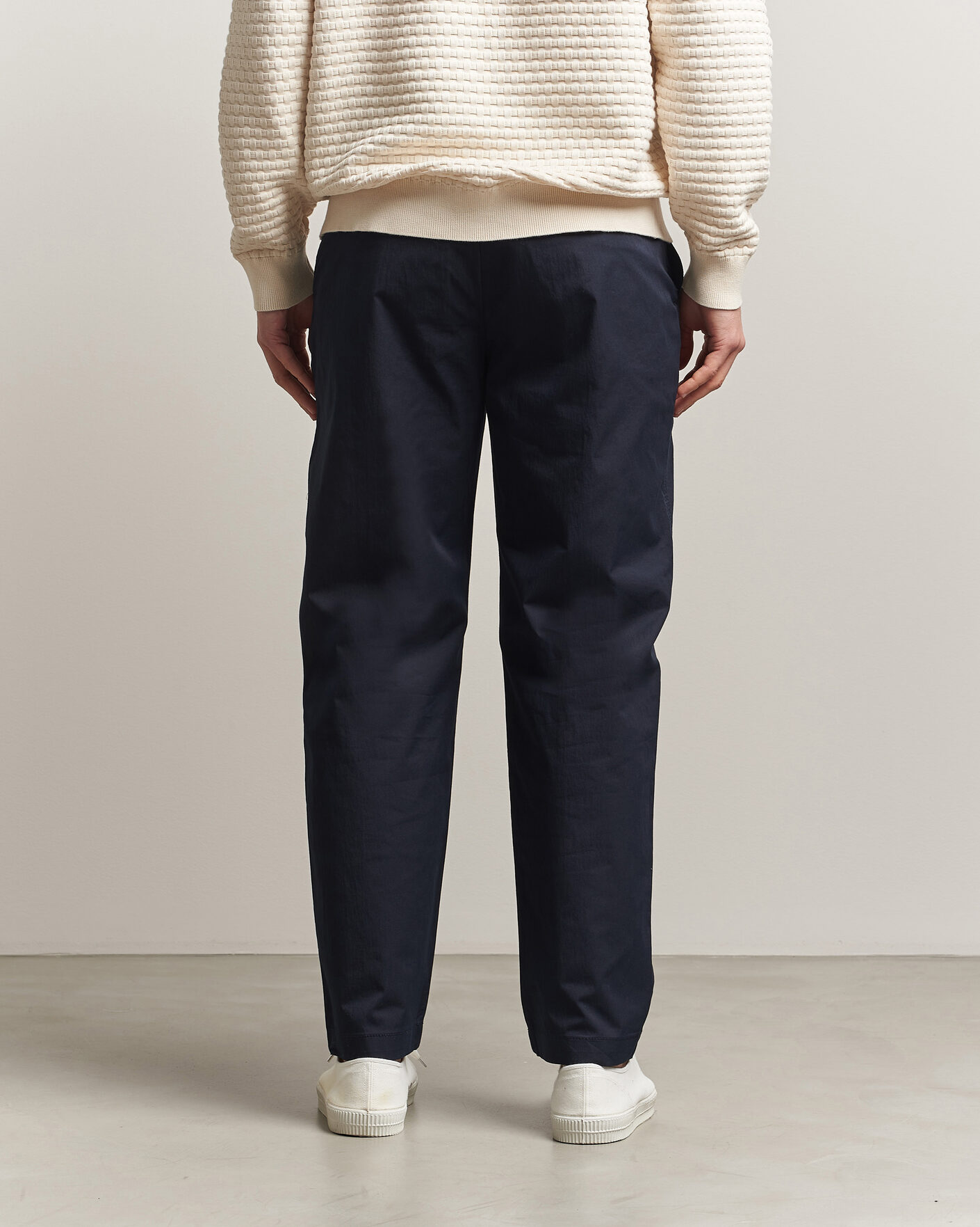 Men | Trousers | BOSS ORANGE | Cotton Chinos Dark Blue
