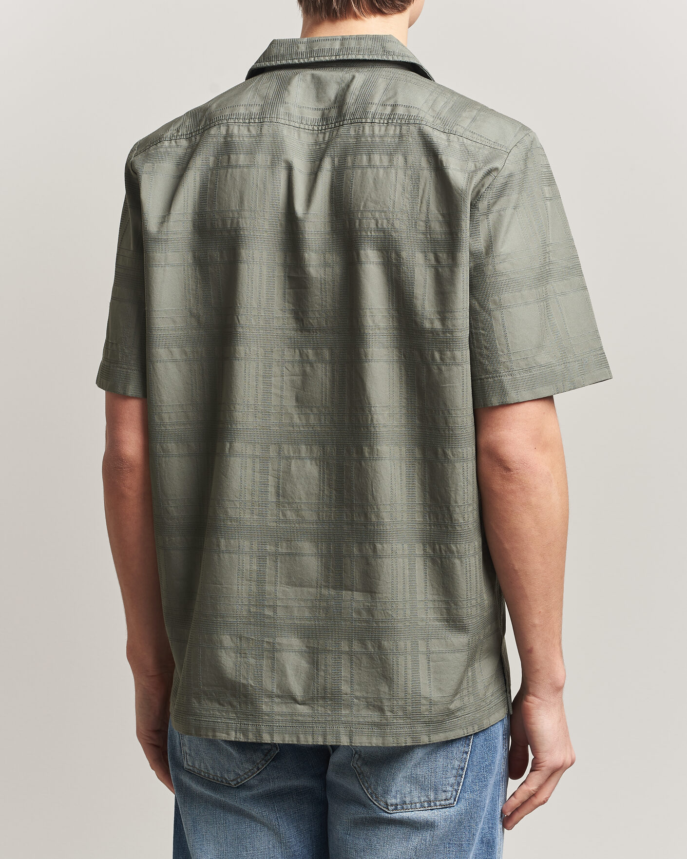 Men | Shirts | BOSS ORANGE | Rayer Cotton Resort Shirt Open Grey