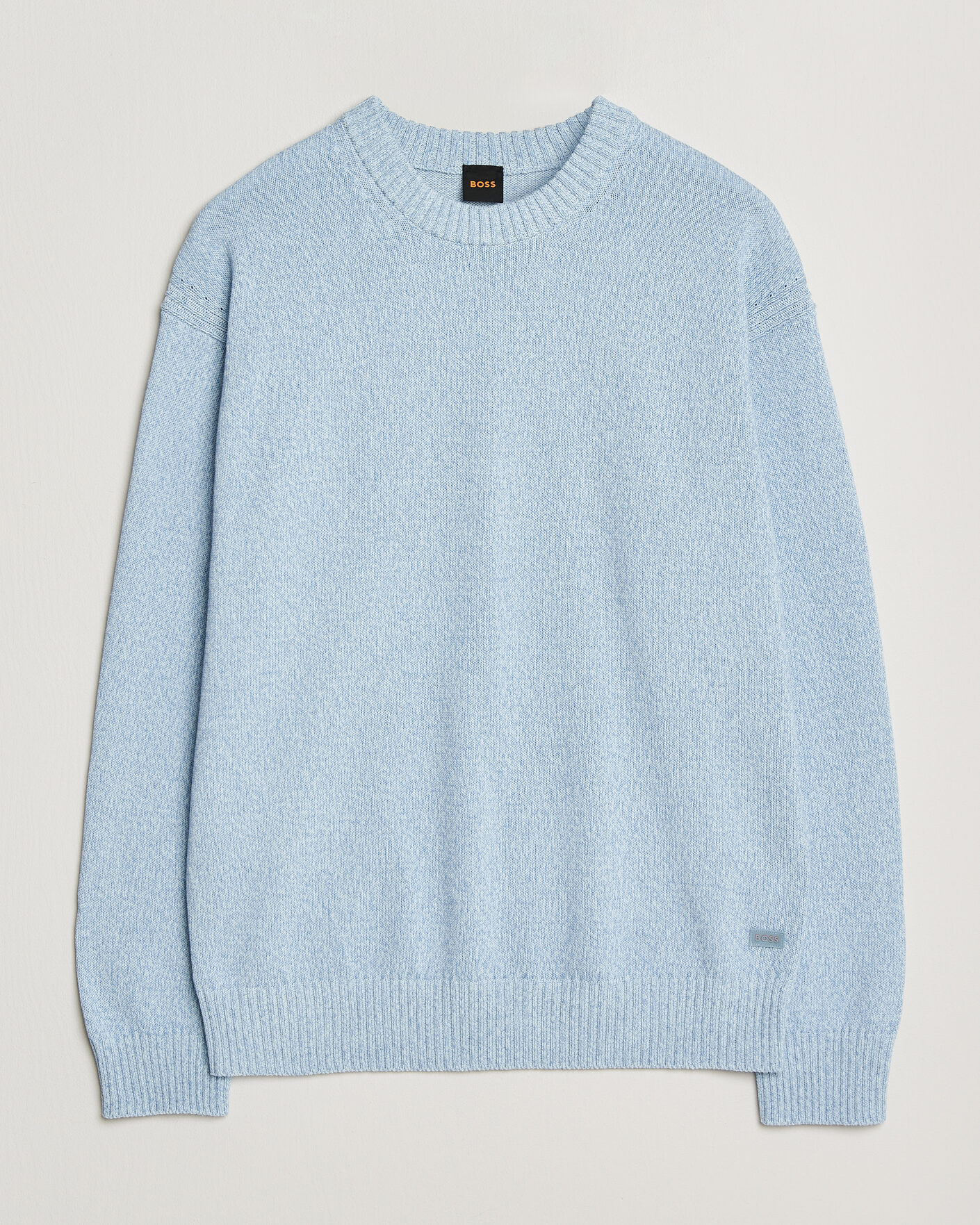 Men | Sweaters & Knitwear | BOSS ORANGE | Kerlino Knitted Sweater Light Blue
