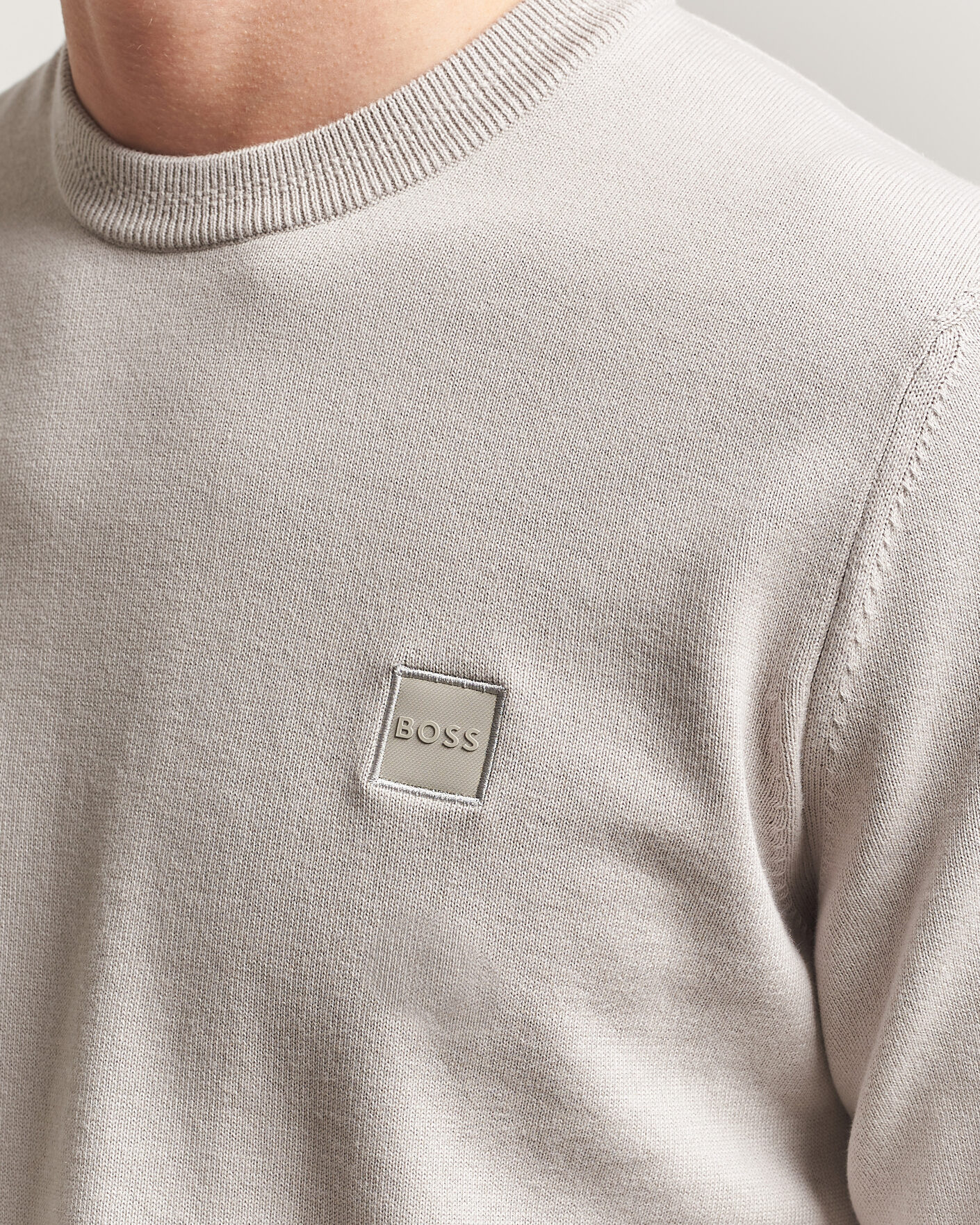 Men | Sweaters & Knitwear | BOSS ORANGE | Kanovano Knitted Sweater Beige
