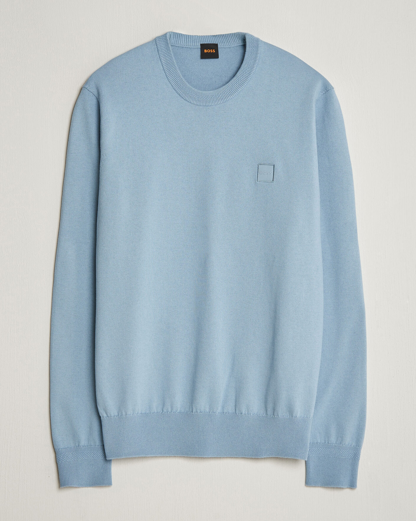 Men | Sweaters & Knitwear | BOSS ORANGE | Kanovano Knitted Sweater Light Blue
