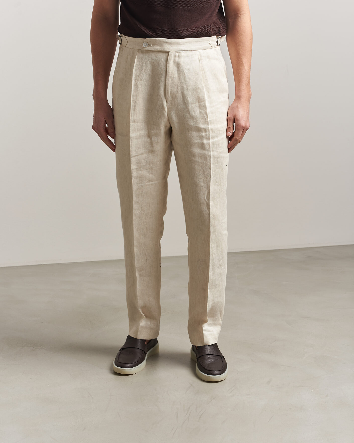 Men | Loafers | BOSS BLACK | Randal Leather Loafer Dark Brown