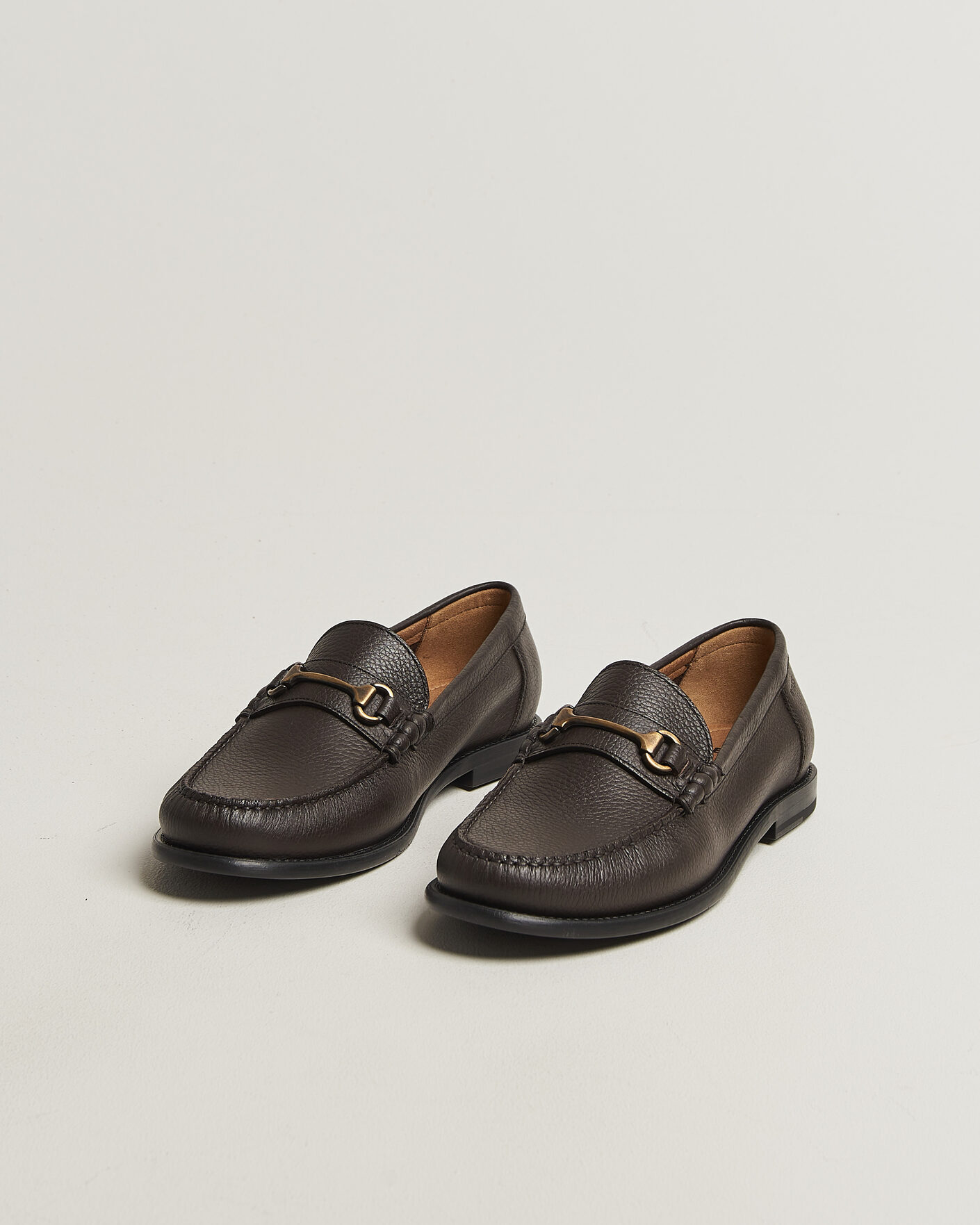 Men | Loafers | BOSS BLACK | Tevan Leather Moccasin Dark Brown