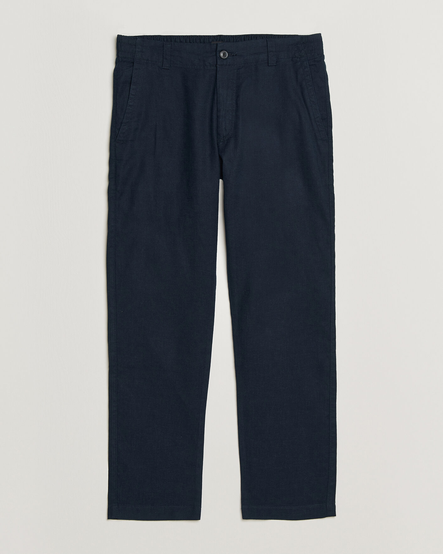 Men | Trousers | BOSS ORANGE | Sanderson Linen Pants Dark Blue