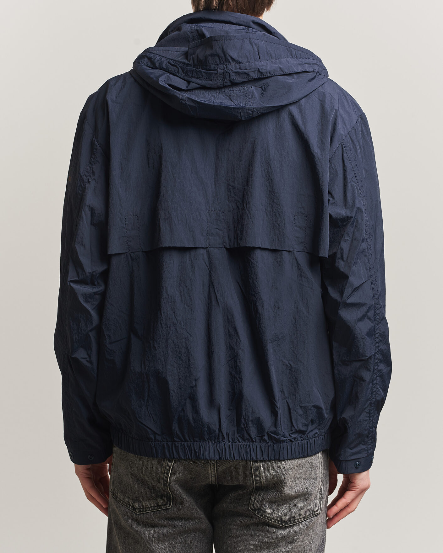 Men | Coats & Jackets | BOSS ORANGE | Oberle Hooded Jacket Dark Blue