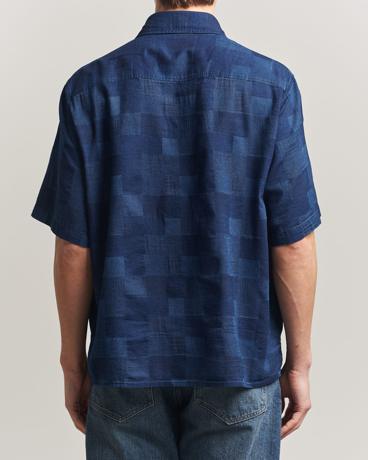 Men | Shirts | HUGO | Ekyno Workwear Short Sleeve Shirt Dark Blue