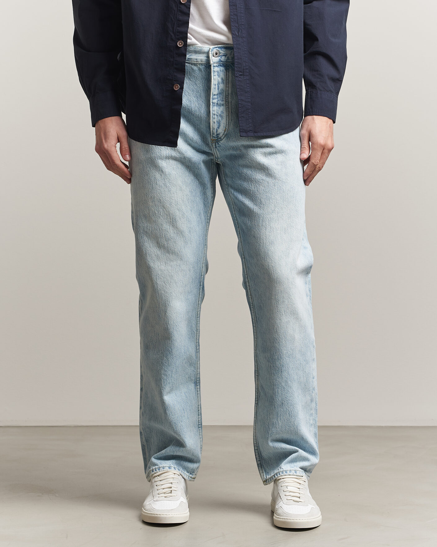 Men | Trousers | HUGO | Jonah Straight Fit Jeans Light Blue