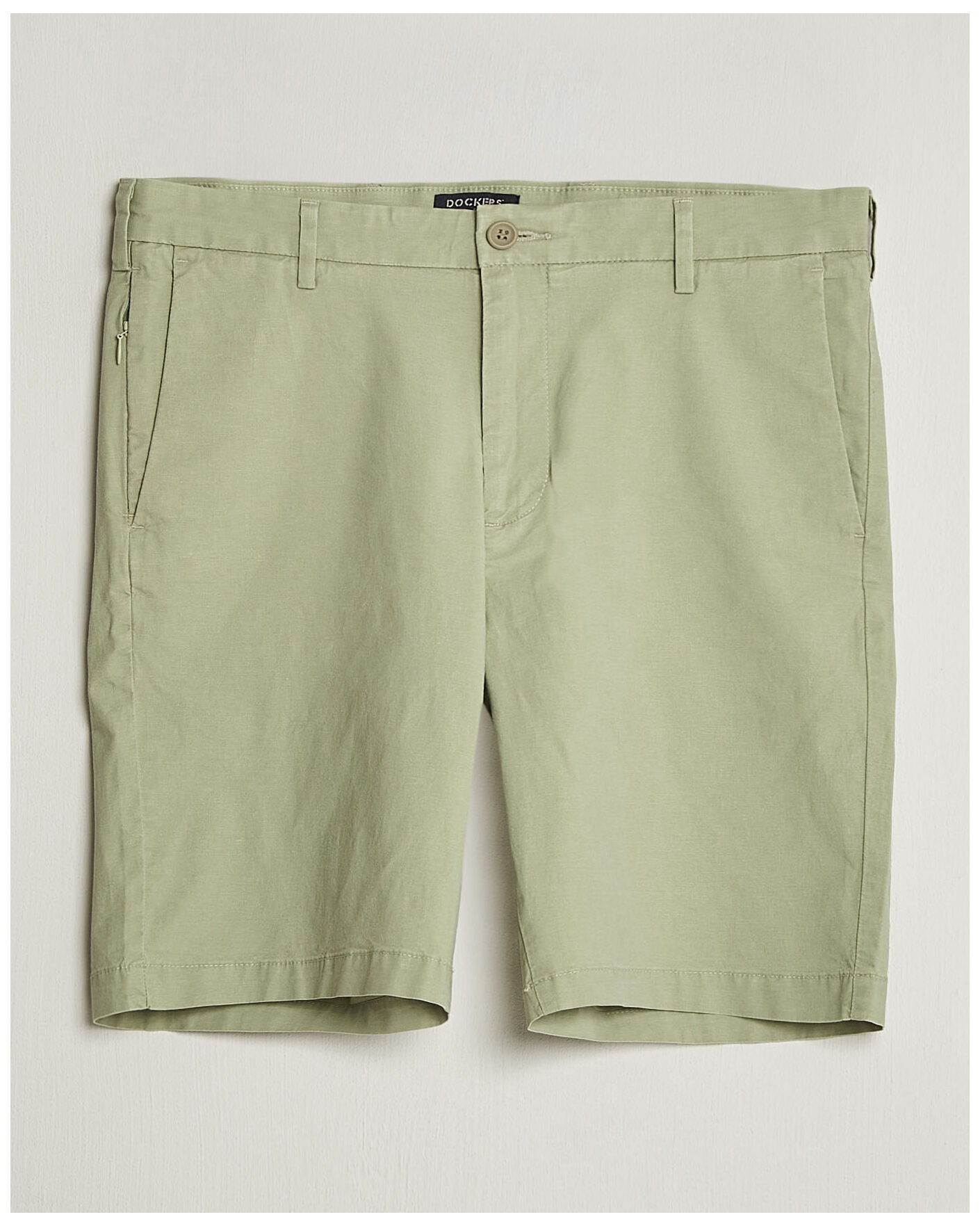 Men | Shorts | Dockers | Slim Cotton/Linen Shorts Tea