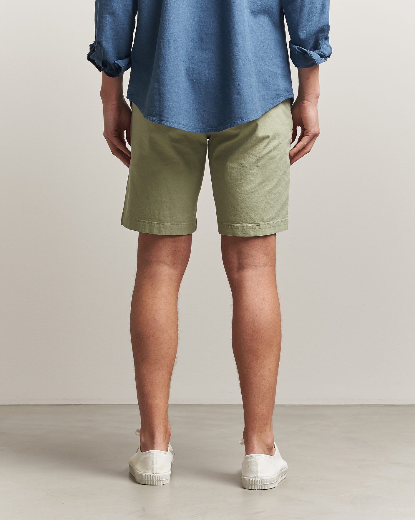 Men | Shorts | Dockers | Slim Cotton/Linen Shorts Tea