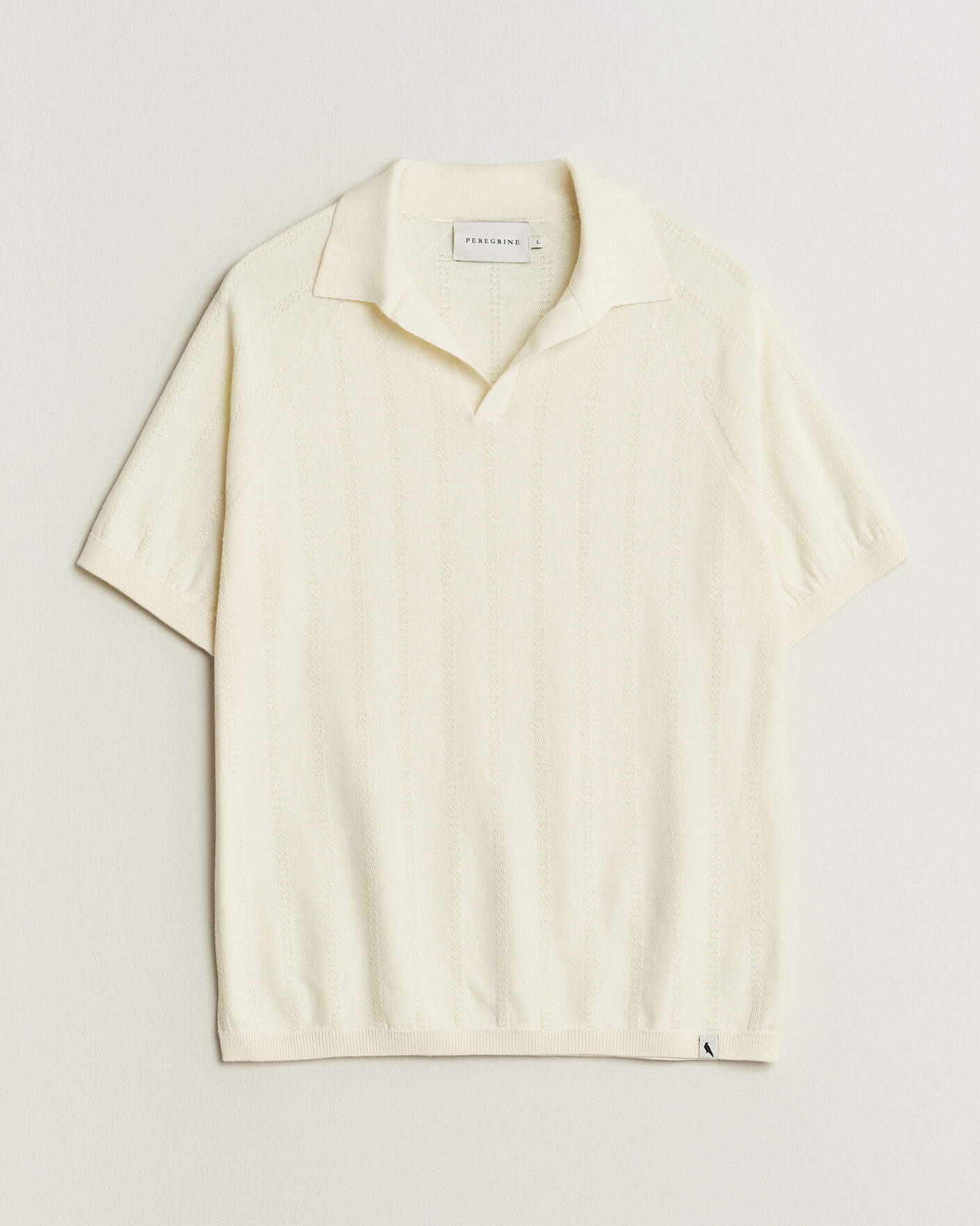 Men | Polo Shirts | Peregrine | Alma Cotton Structure Polo White